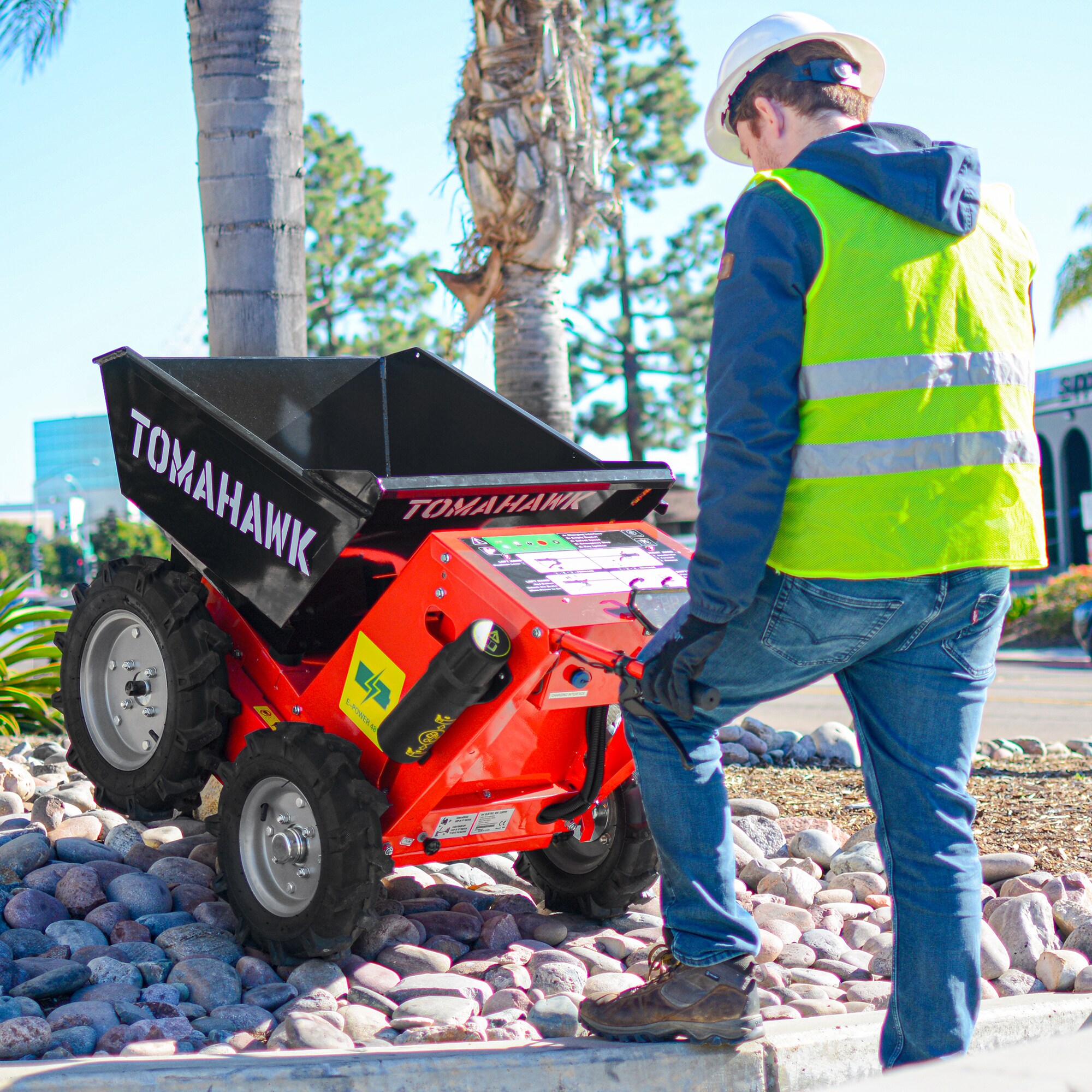 Tomahawk Power TBUGGY300E Dump-Cart - View #3
