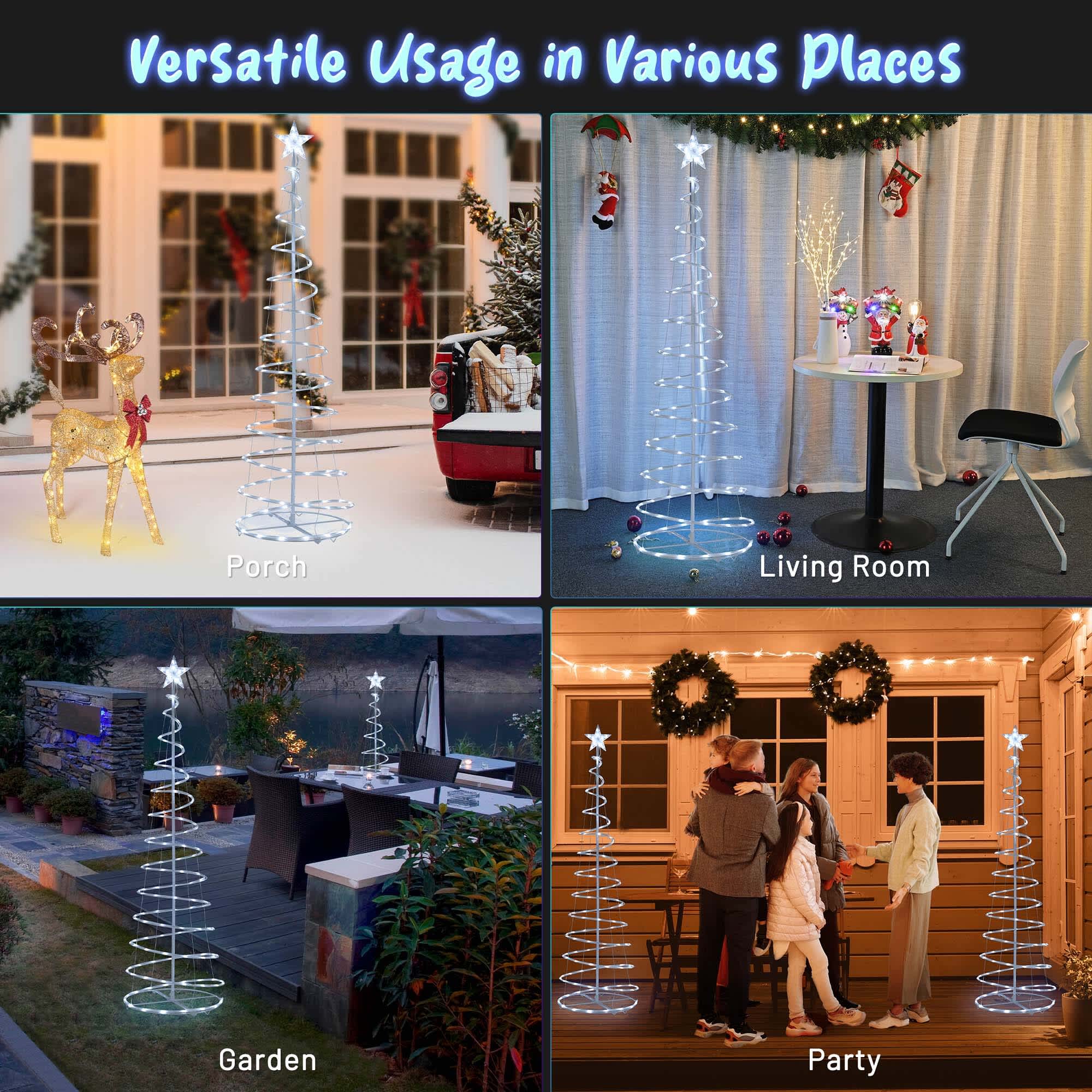 Yescom 11LST002-6FT-COL-LO Outdoor-Christmas-Decor - View #8