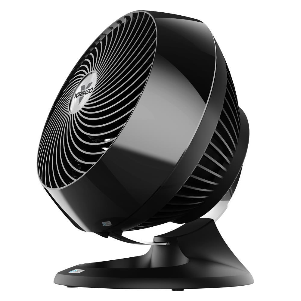 Vornado 10.4-in 4-Speed Indoor Black Stand Fan in the Portable 