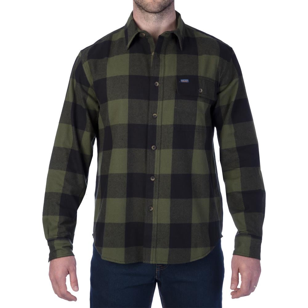 Mossy Oak Men's Buffalo Plaid Flannel Shirt