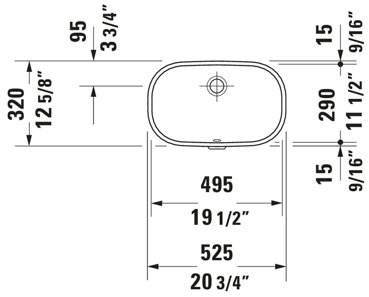 Duravit 0338490017 Bath-Sink - View #7