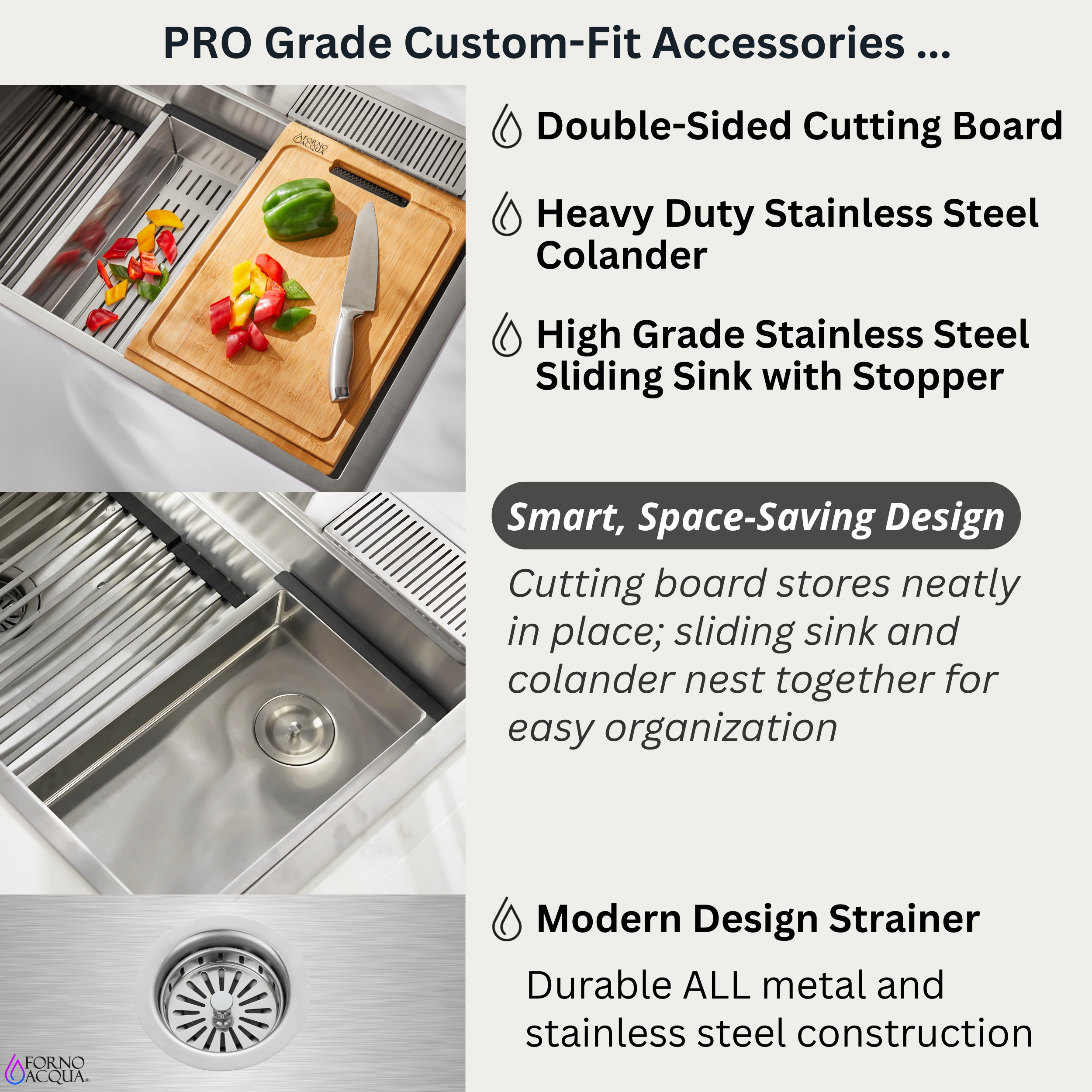 FORNO ACQUA E-XP31 Kitchen-Sinks - View #6