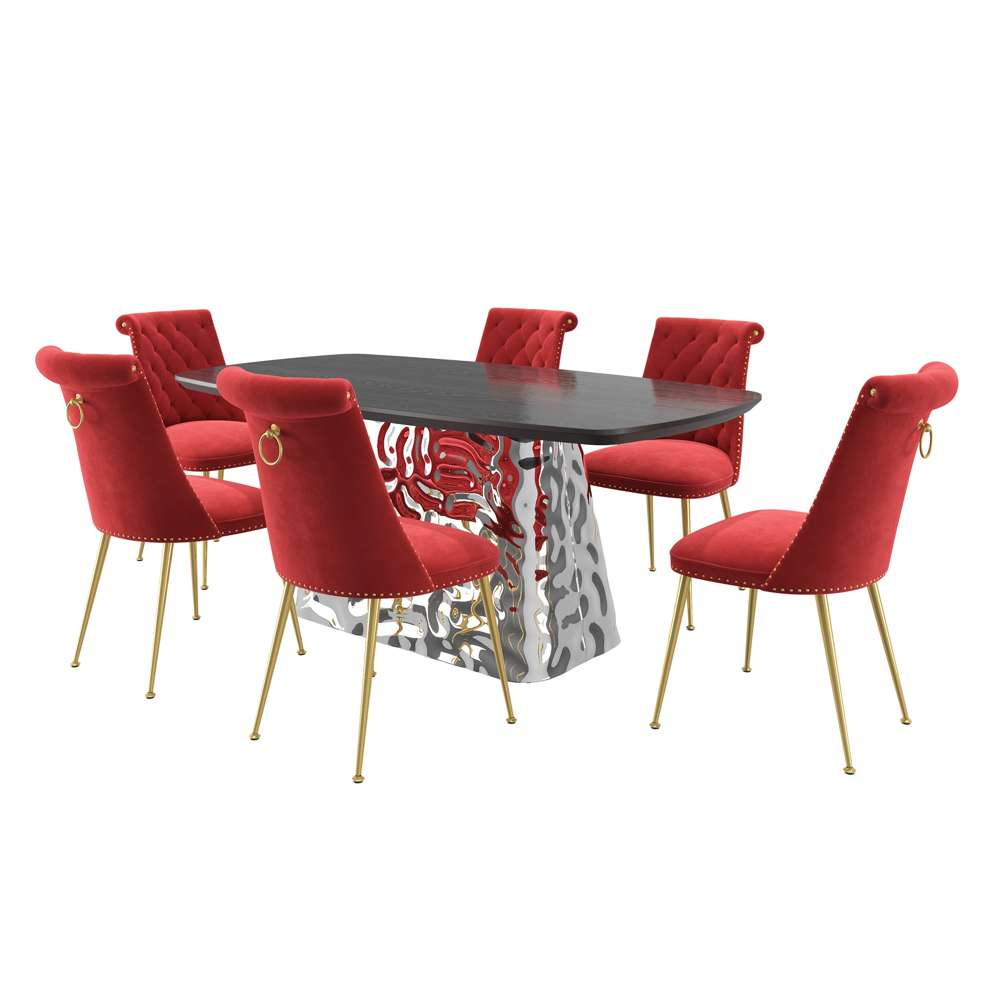 Clihome CL-1676D703RD Dining-Sets - View #2