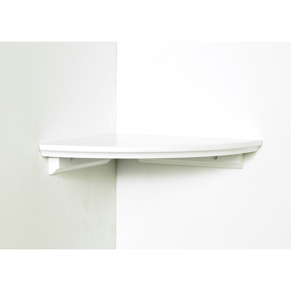 Corner Shelf Jumbo- White 3 x 9 - Thinset Mount – Westchester