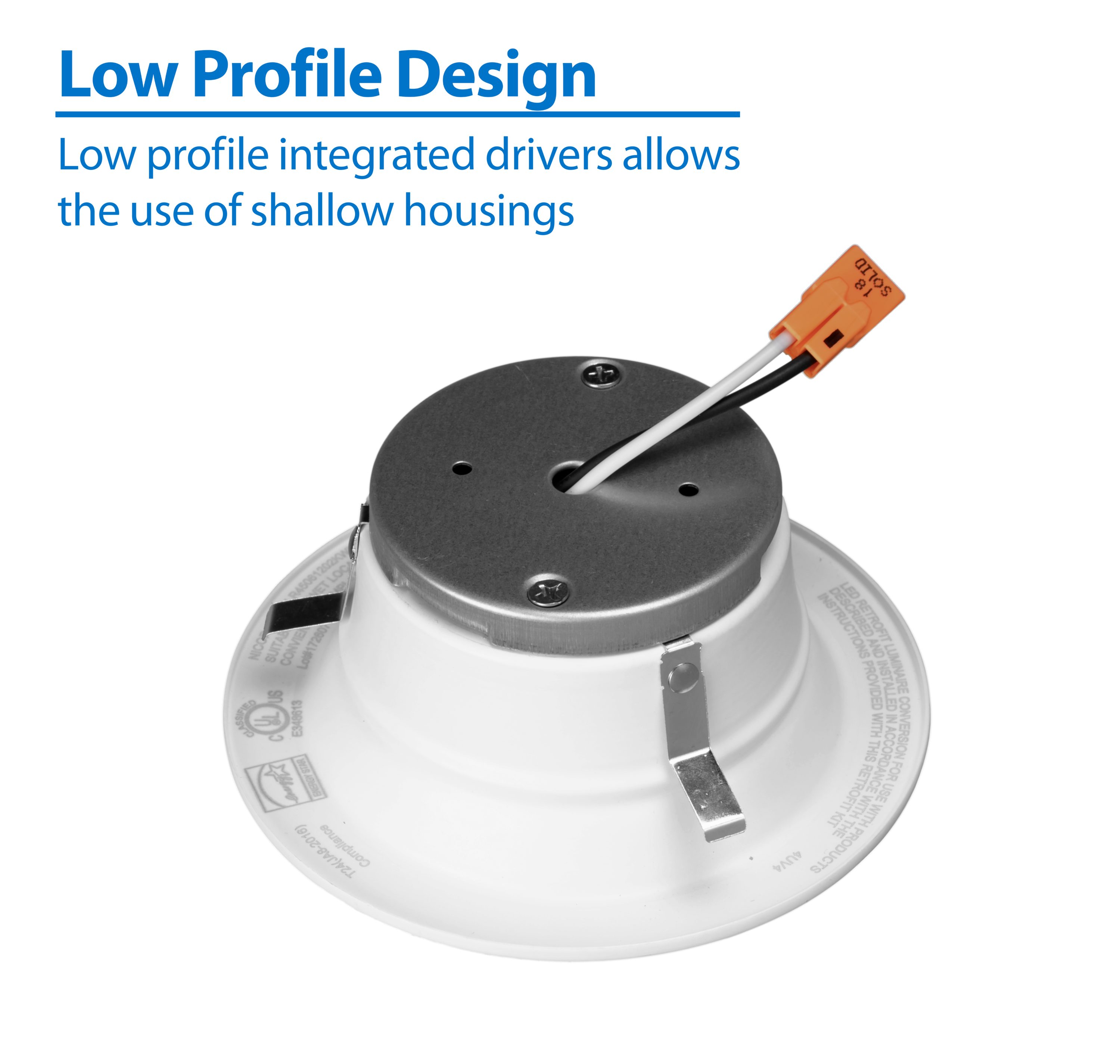 Nicor Lighting DLR45061205KBK Led-Retrofit-Downlight - View #5
