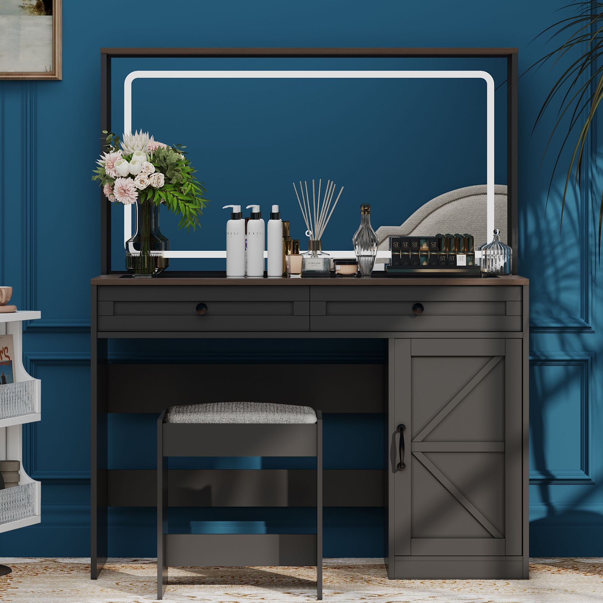 Yiekholo LL-1877AAB Bedroom-Vanities - View #2