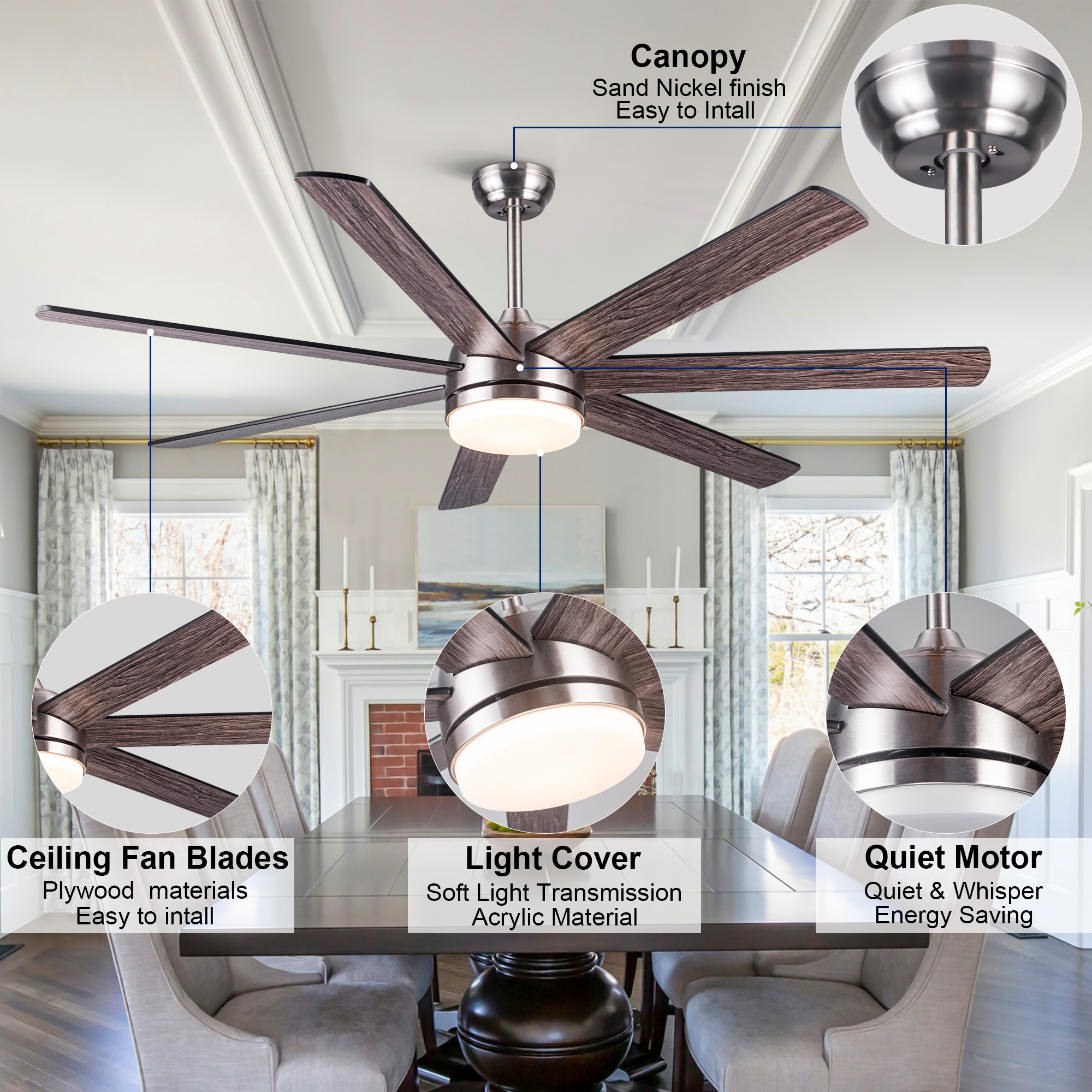 YUHAO LSDC1173SN62 Ceiling-Fans - View #16