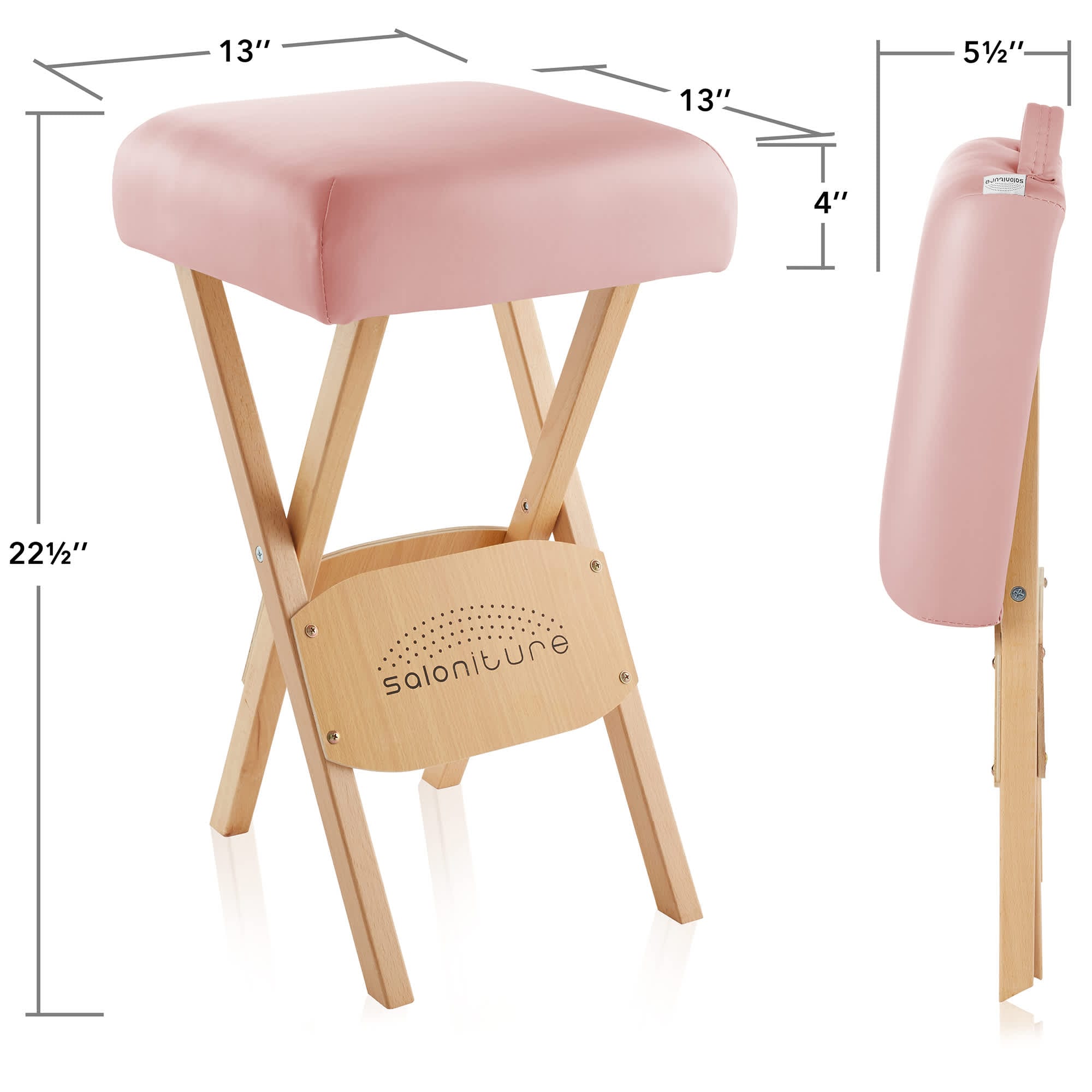 Saloniture SAL-STOOL-725-PINK Office-Chairs - View #6