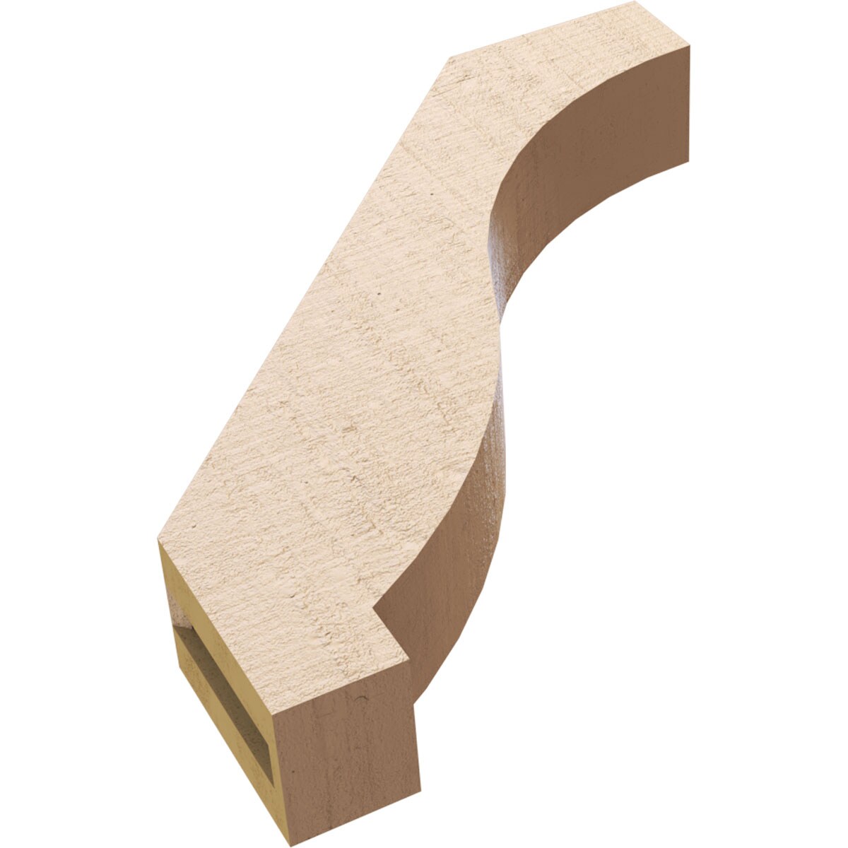 Ekena Millwork BRCUR03X16X16BKRRCPR braces - View #7