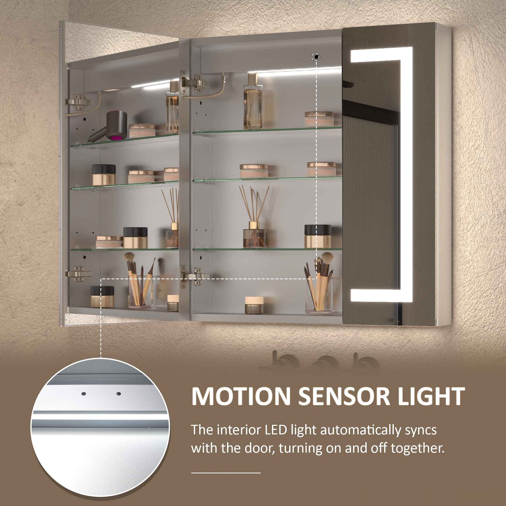 ExBrite EBMC2830V3DX Bathroom-Medicine-Cabinets - View #8
