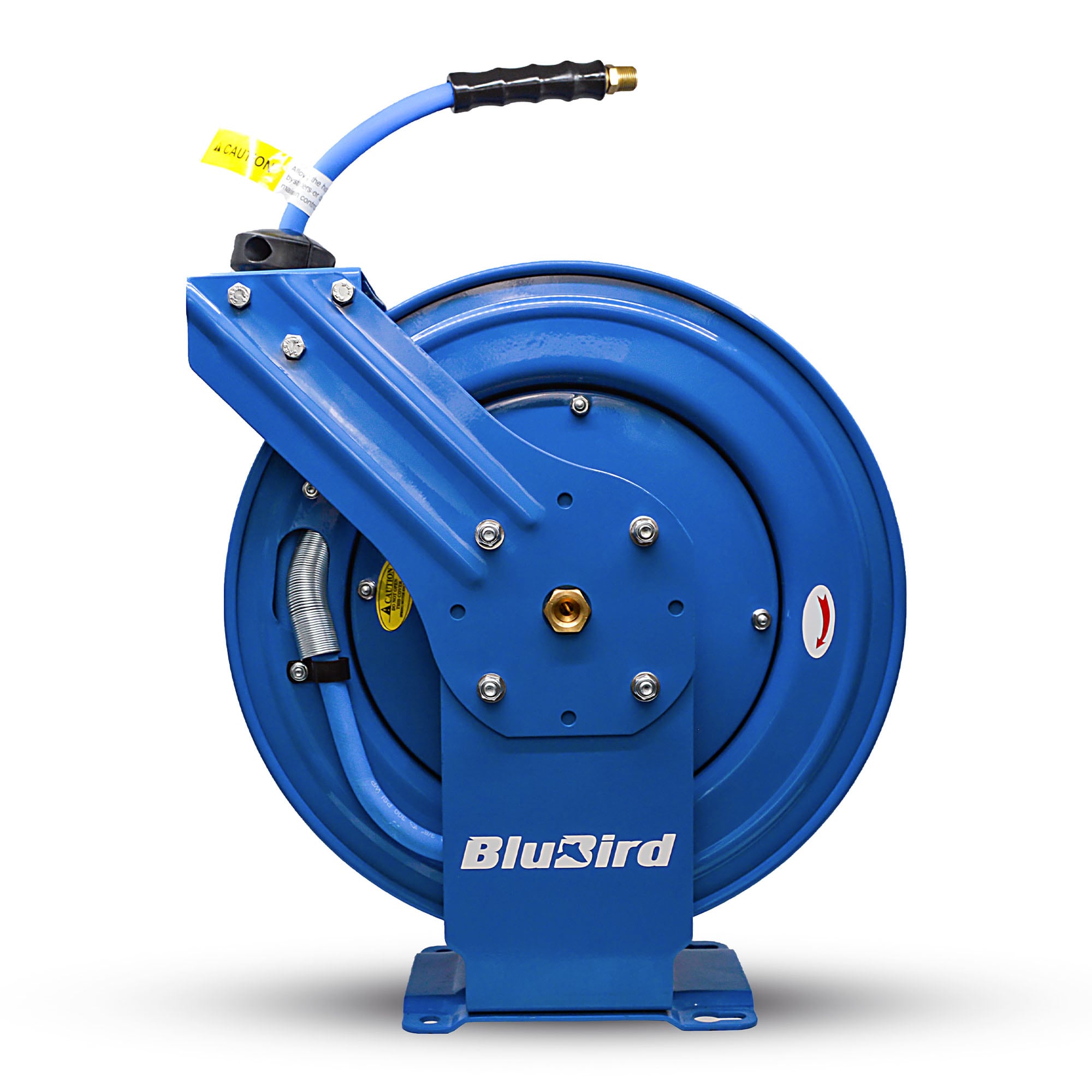 BluBird BluBird 1/2 x 50′ Dual Arm Hose Reel Durable pneumatic hose reel ideal for automotive and industrial tasks. Mountable design, brass swivel joints and non-snag rollers make it a top choice. BBRDA1250 Sansujyuku sansujyuku.com