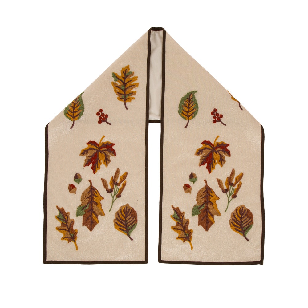 Glitzhome 1211202518 72-in Leaves Tabletop Decoration