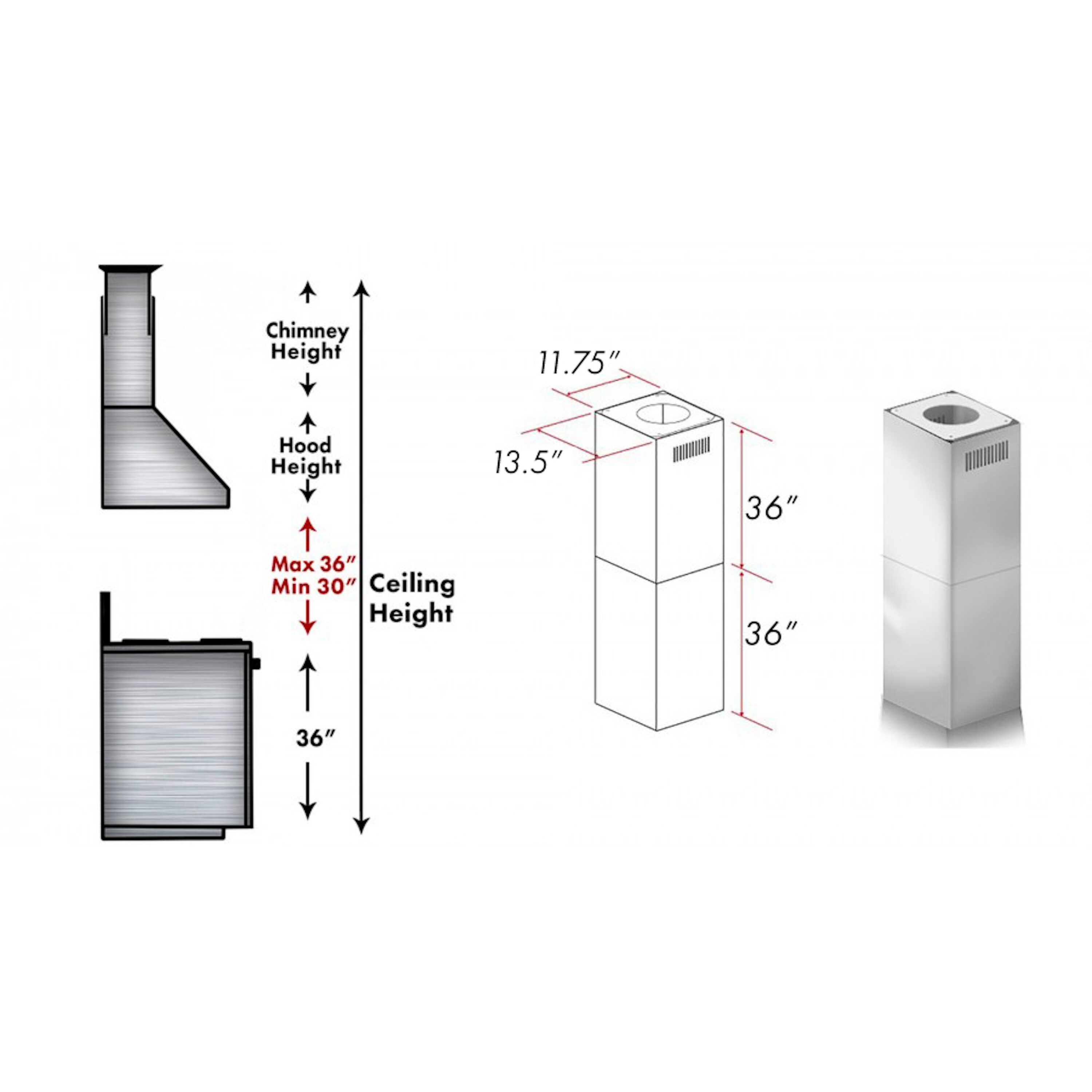 ZLINE KITCHEN & BATH 2PCEXT-667/697-304 m000110 - View #2