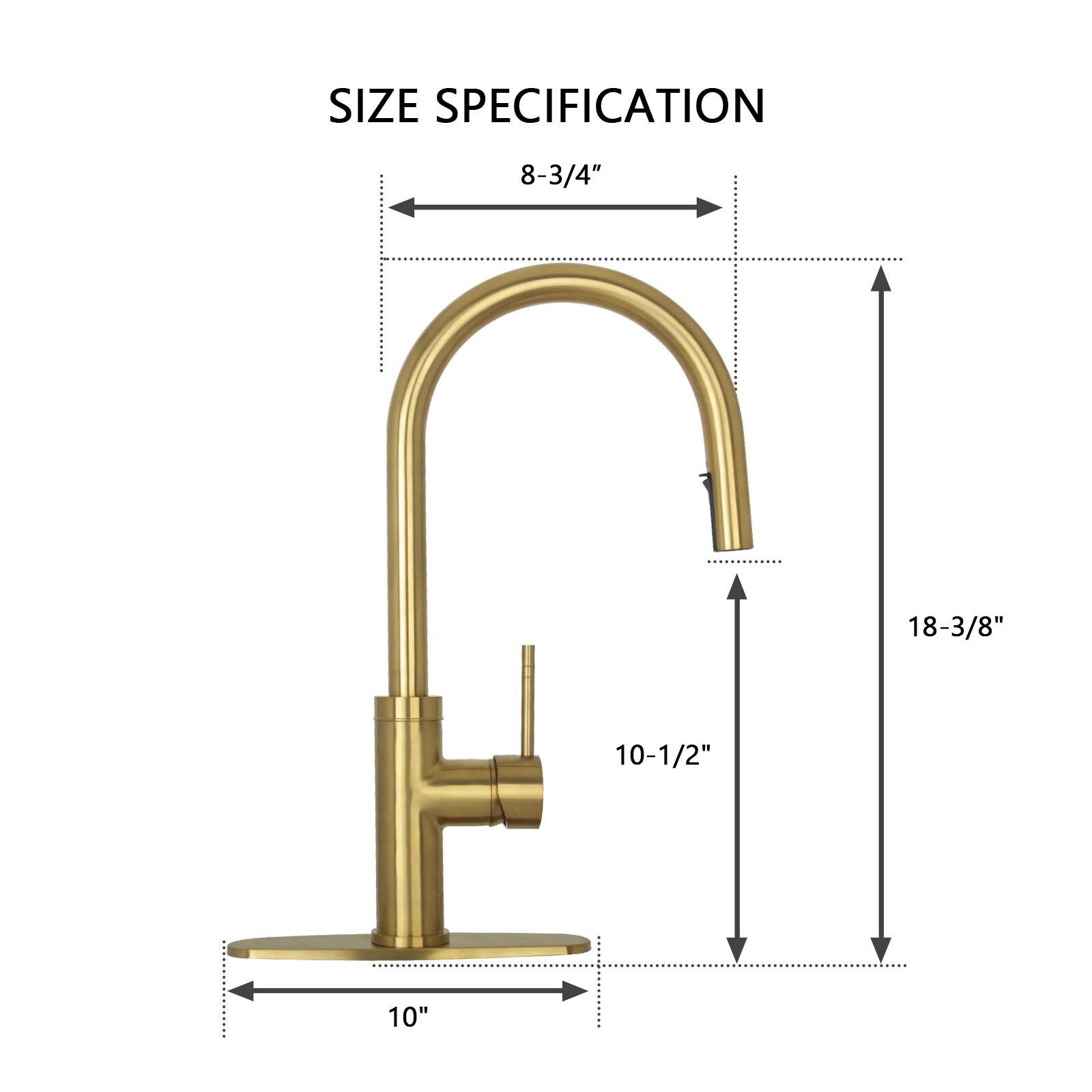 Akicon AK96416-BTG Kitchen-Faucets - View #7