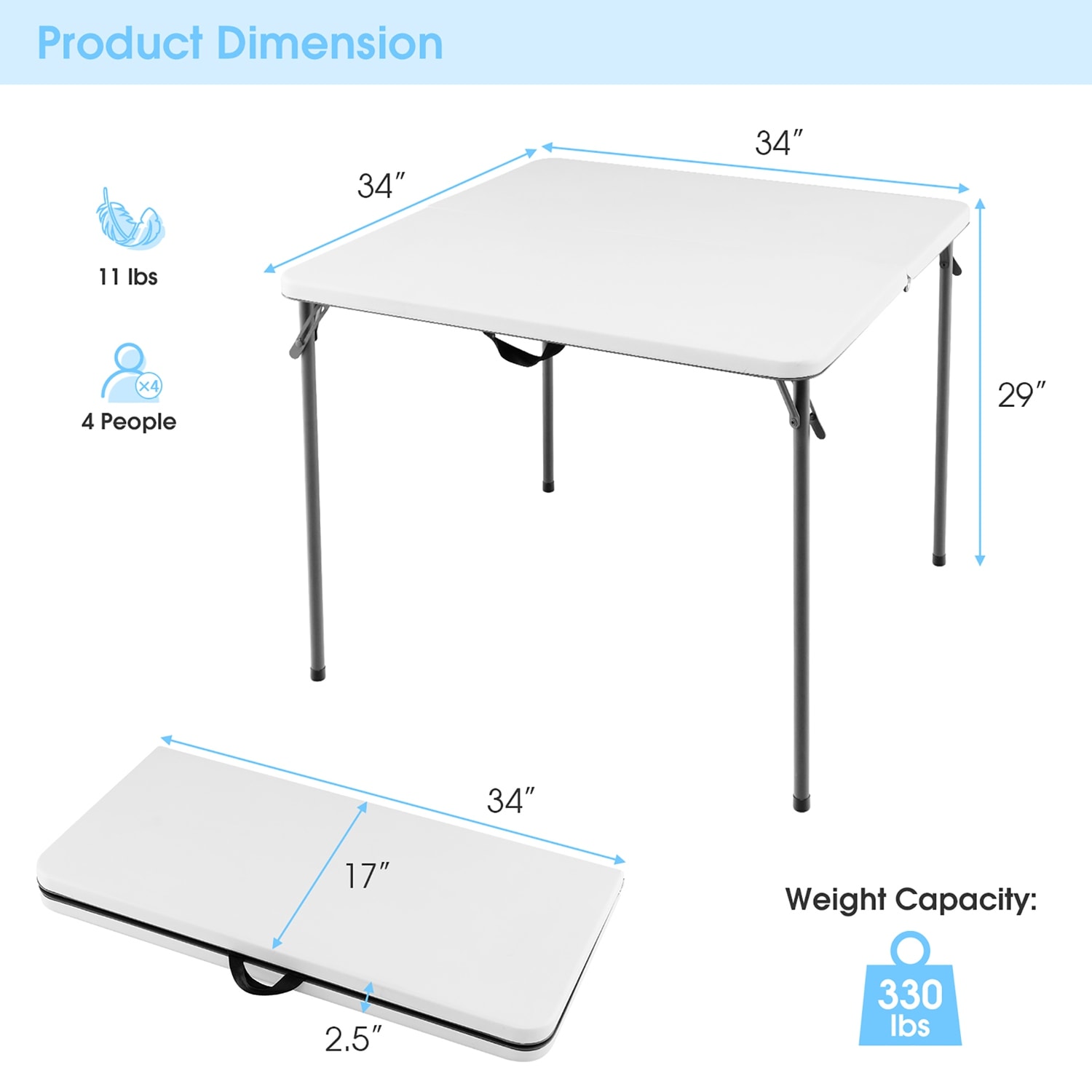 Costway CSHY001129 Folding-Tables - View #10
