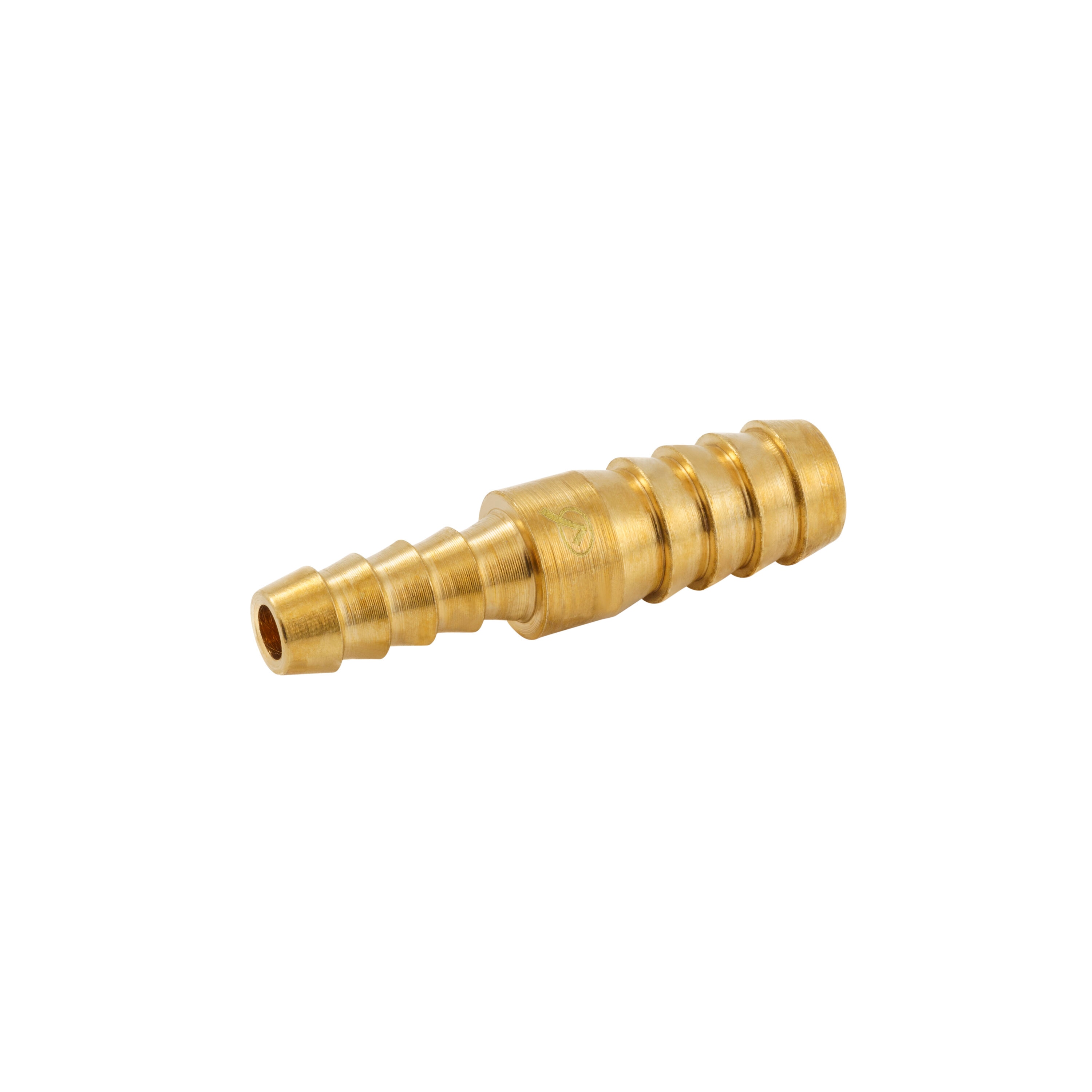 B&K Barbed Splicer Adapter Fitting - Gold - 3/8 x 1/4 Dia - Each