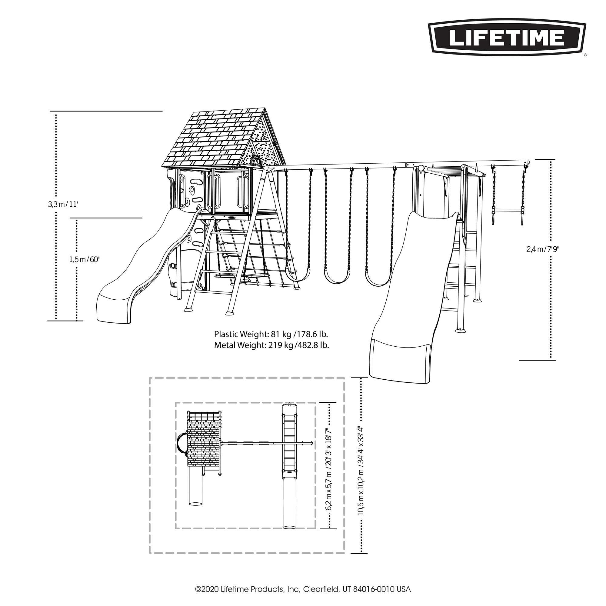 LIFETIME PRODUCTS 91087 Metal-Playset-Kits - View #15