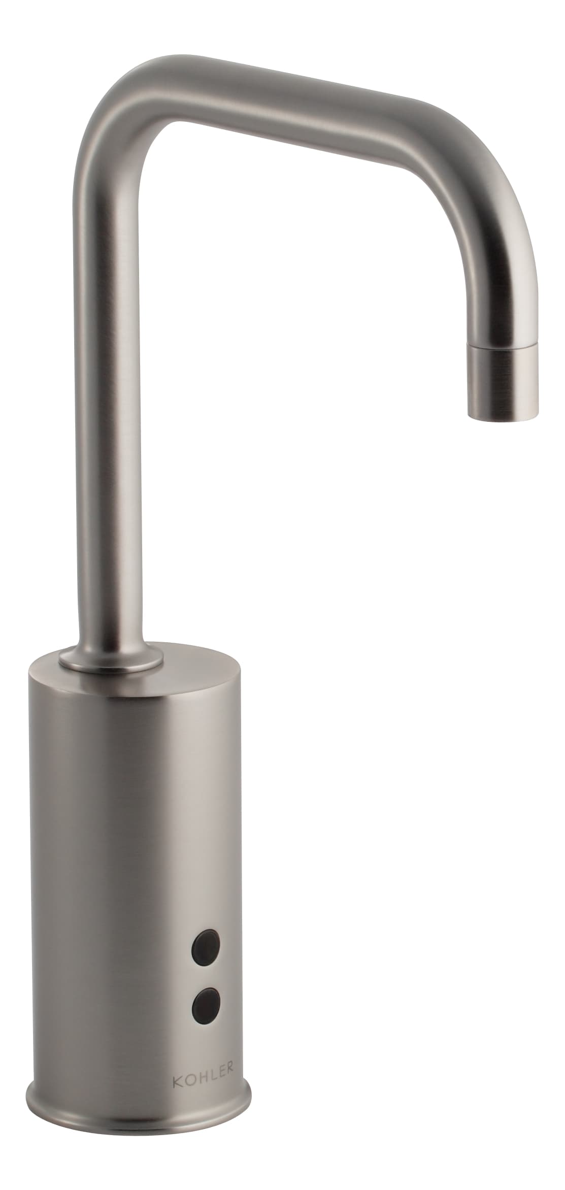 KOHLER 13472-VS Insight Vibrant Stainless Single hole Touchless Mid-arc Commercial Touchless Bathroom Sink Faucet