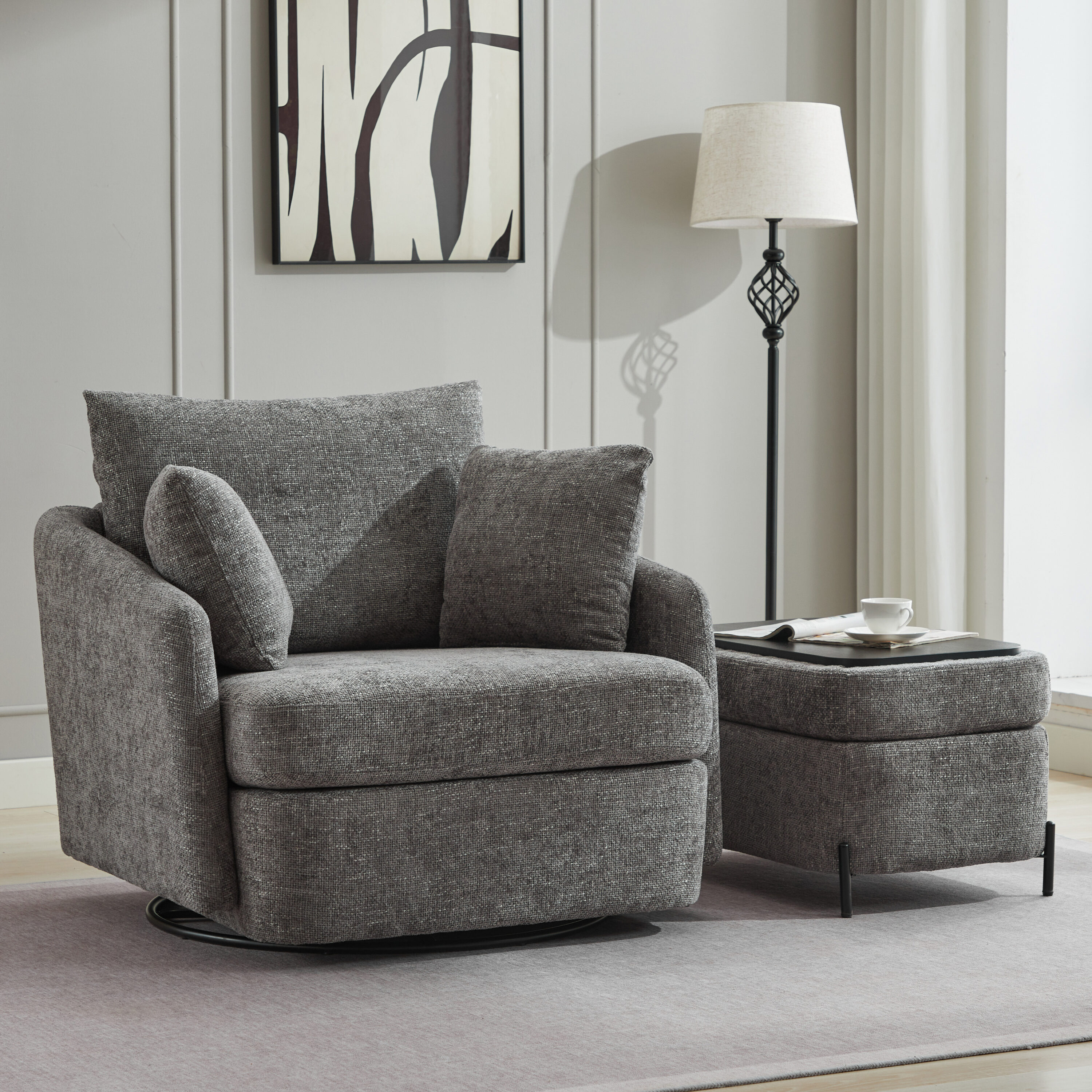 Hrinhom HC-W1103-CHARCOAL chairs - View #4
