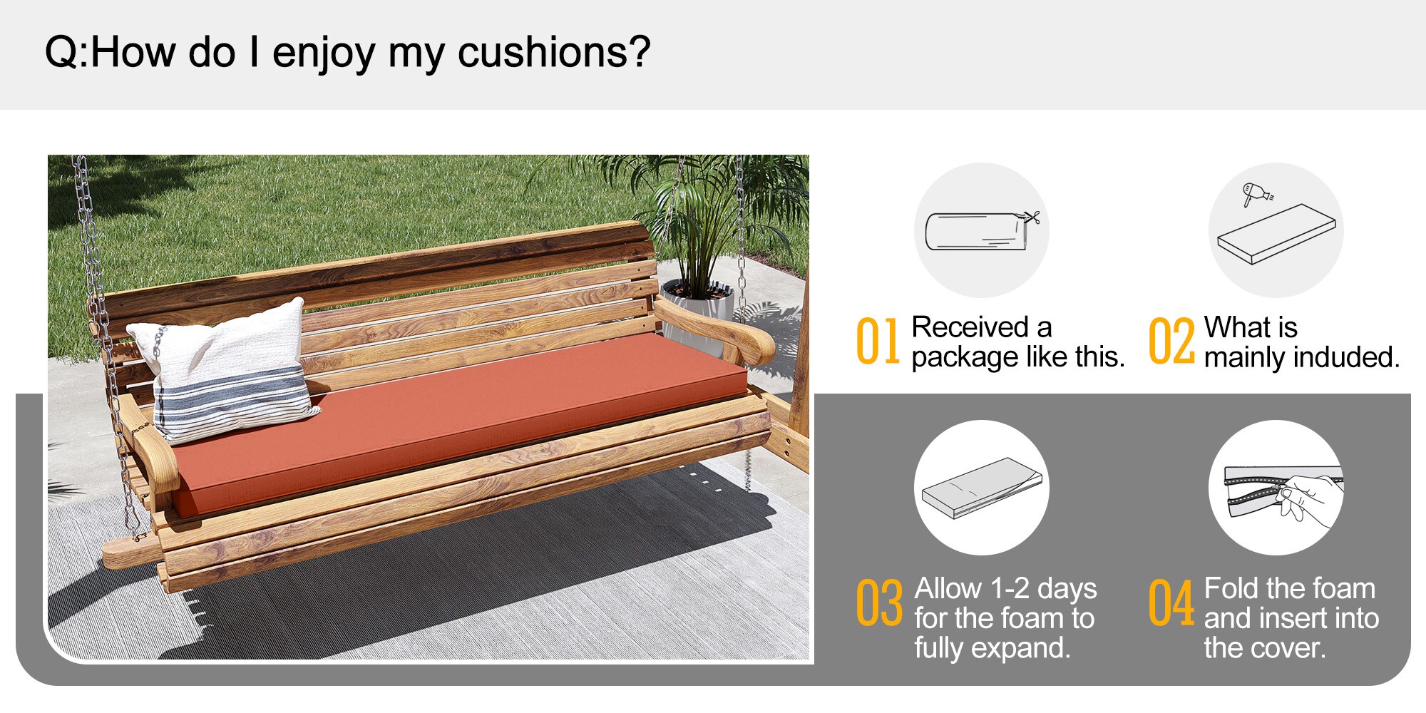 AAAAAcessories LSPC-CD-5918-XHON Patio-Furniture-Cushions - View #9
