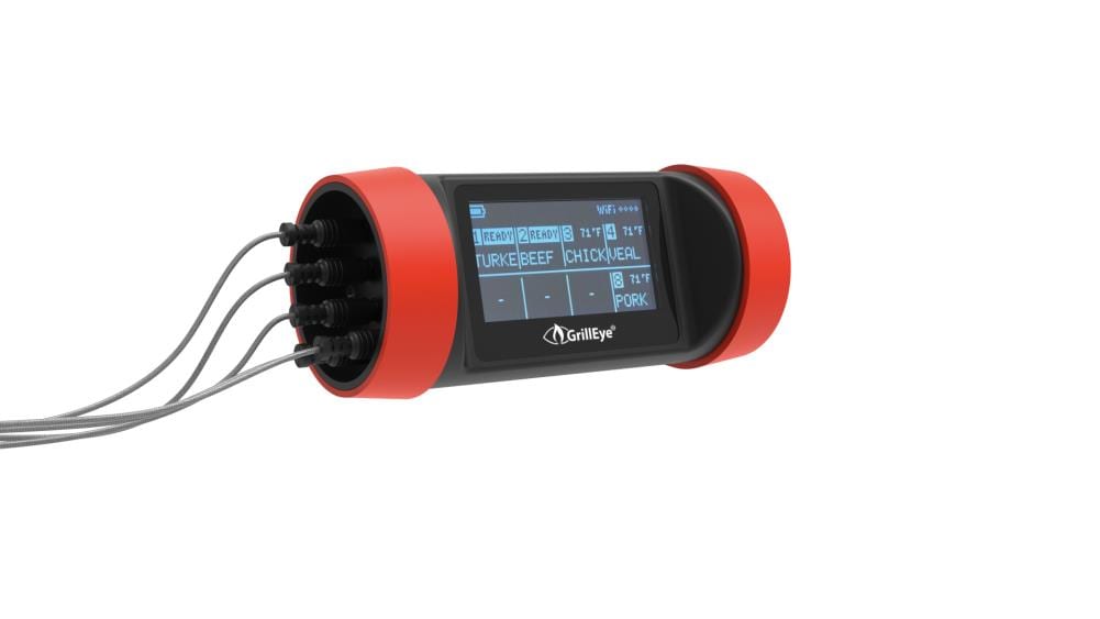 GrillEye GrillEye GE0003 Oval Bluetooth Compatibility Grill Thermometer in the Grill Thermometers department Lowes.com