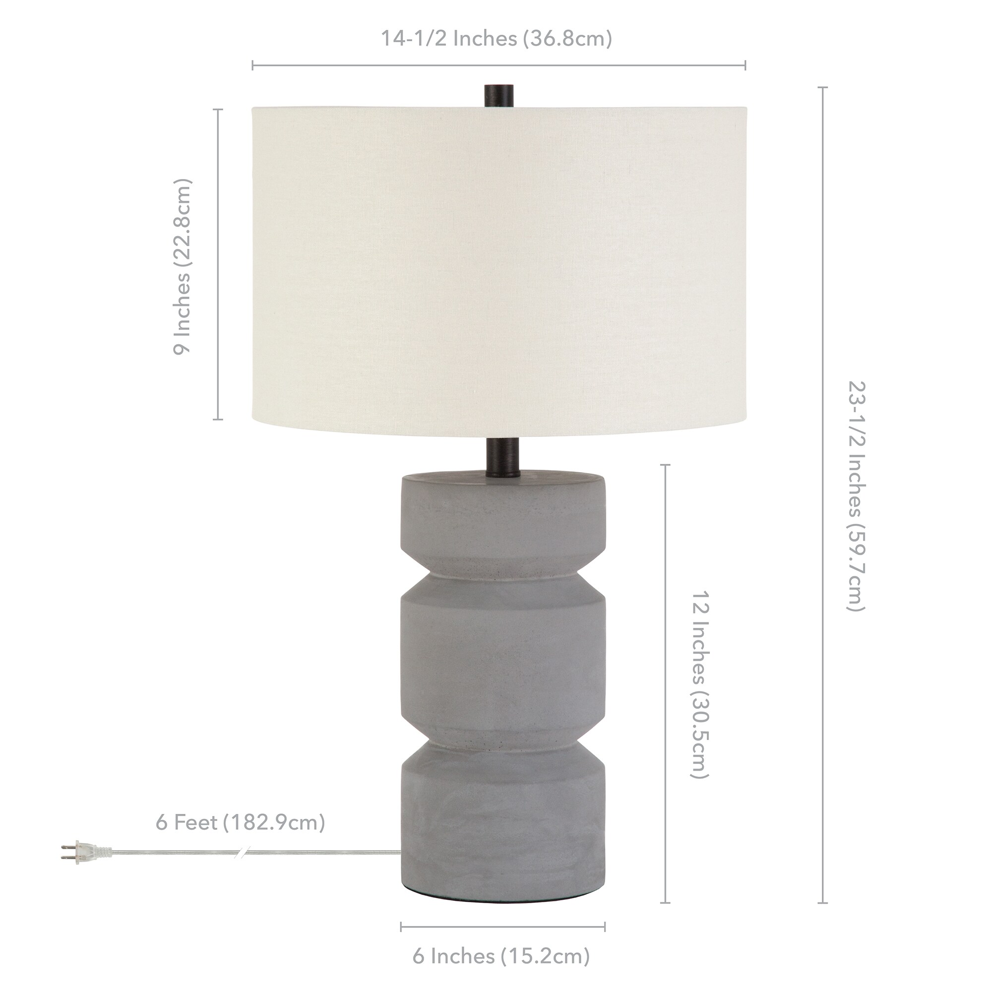 Hailey Home TL0087 Table-Lamps - View #5