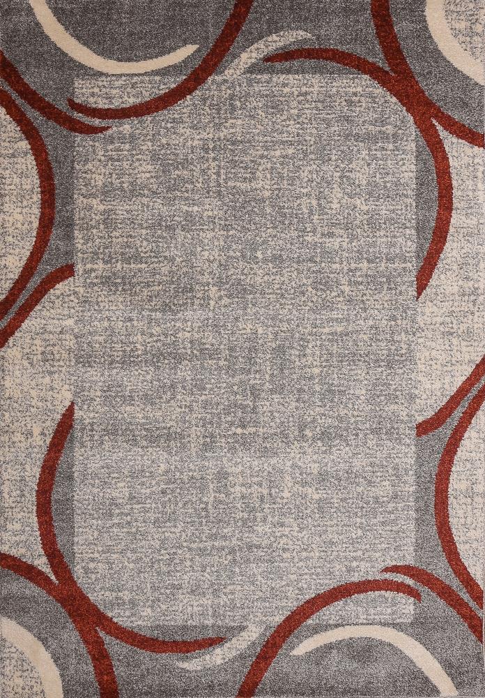 MSRUGS MNC-400-BEI-RED-35 Monaco 3 X 5 (ft) Beige/Red Indoor Geometric Mid-century Modern Area Rug