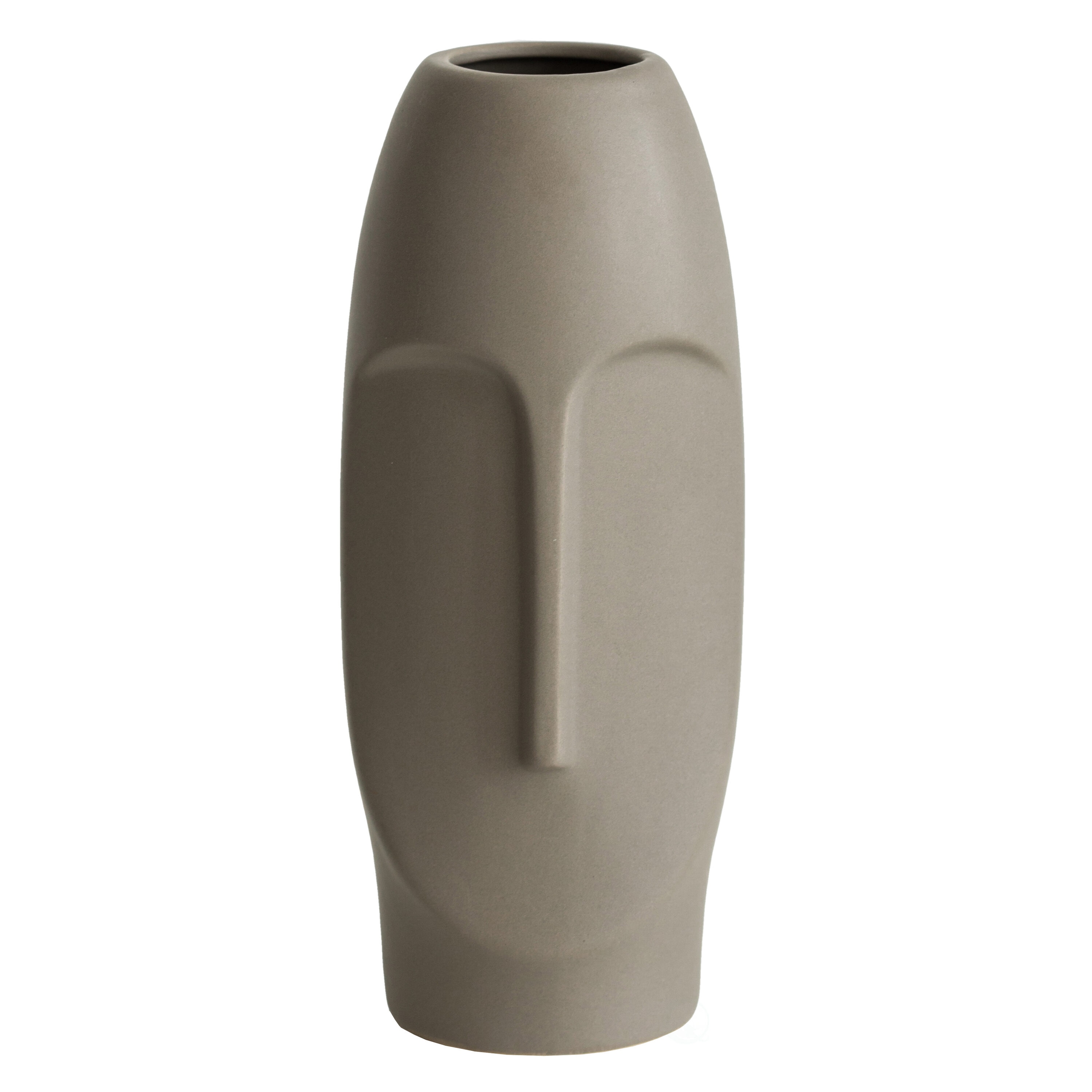 Uniquewise QI004052.DGY Gray Ceramic Modern Vase