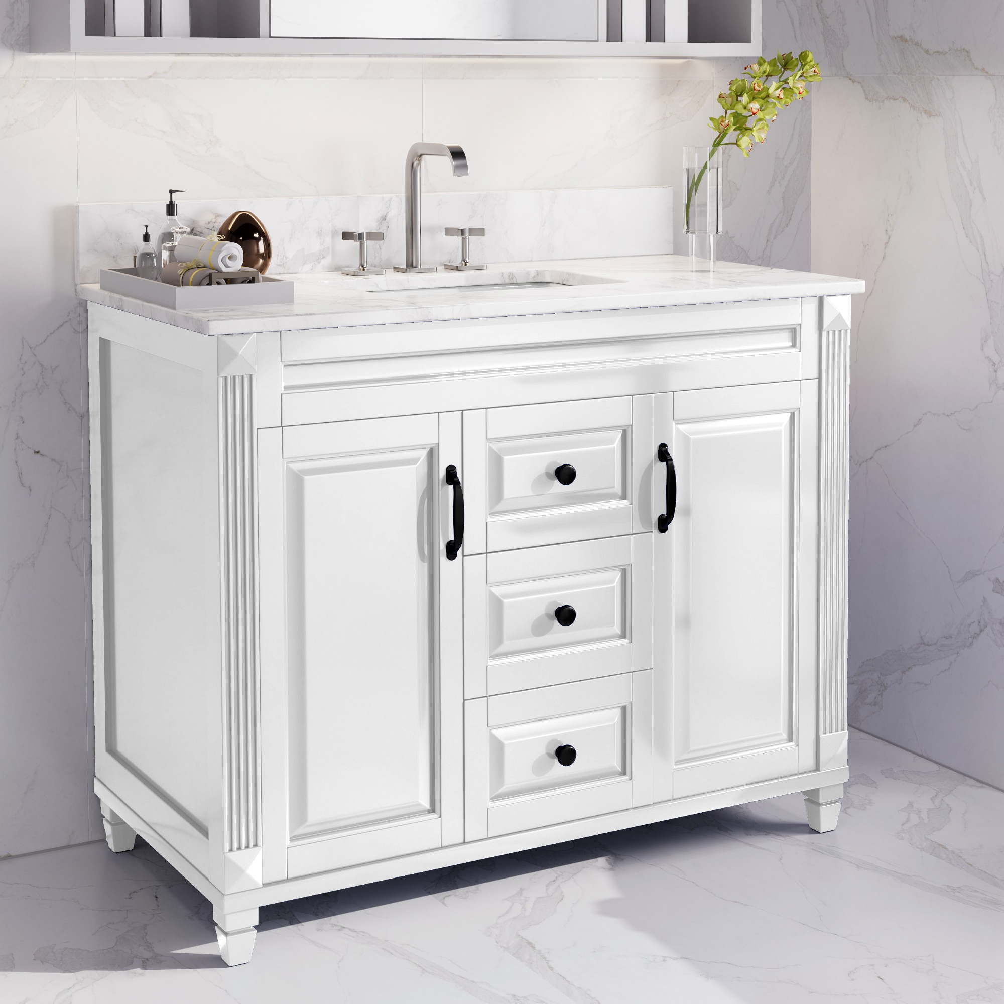 JEAREY XNECW-WT Bath-Vanity-Combo - View #2