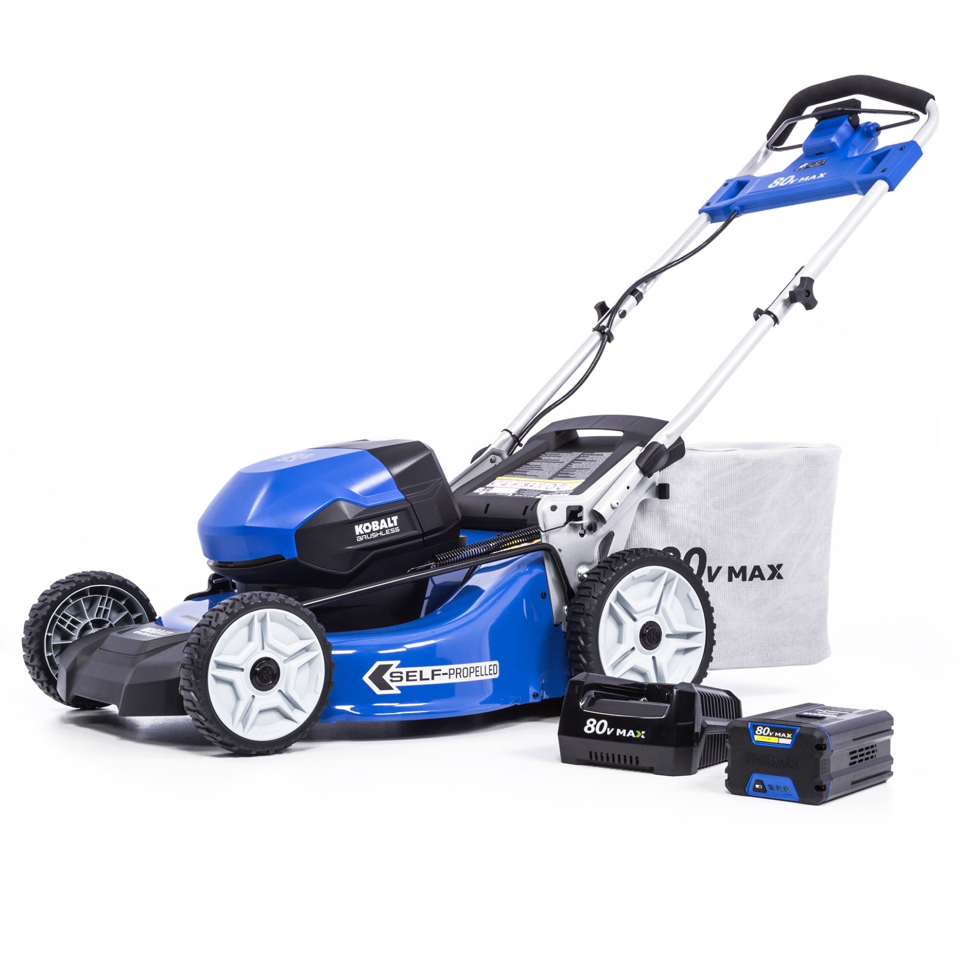 Kobalt KMP 5080D-06 80-volt, 21-in Self Propelled Battery Walk Mower with  (1) 5 Ah Battery & Charger Included