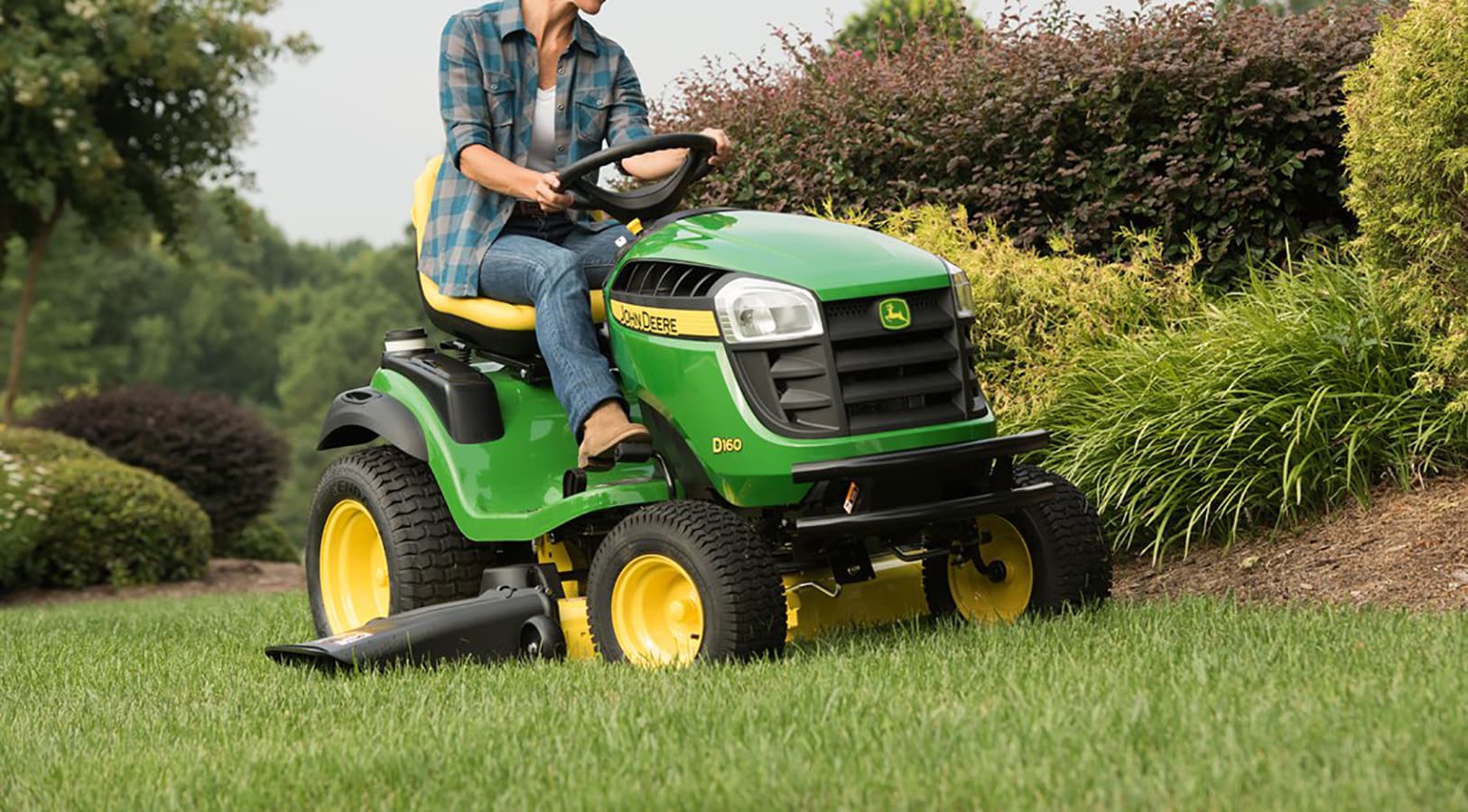 John deere d160 2025 riding lawn mower