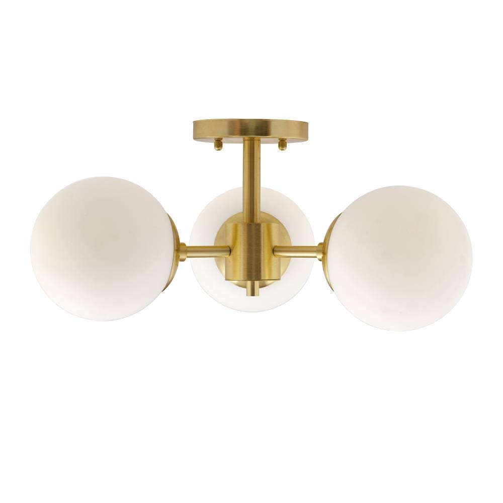 globe 3 light flush mount