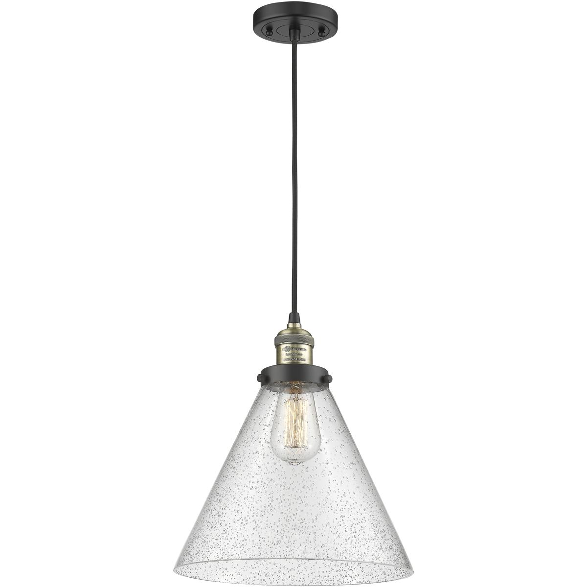 Innovations Lighting 1353755 201C-BAB-G44-L-LED Franklin Restoration Cone Mini Pendant