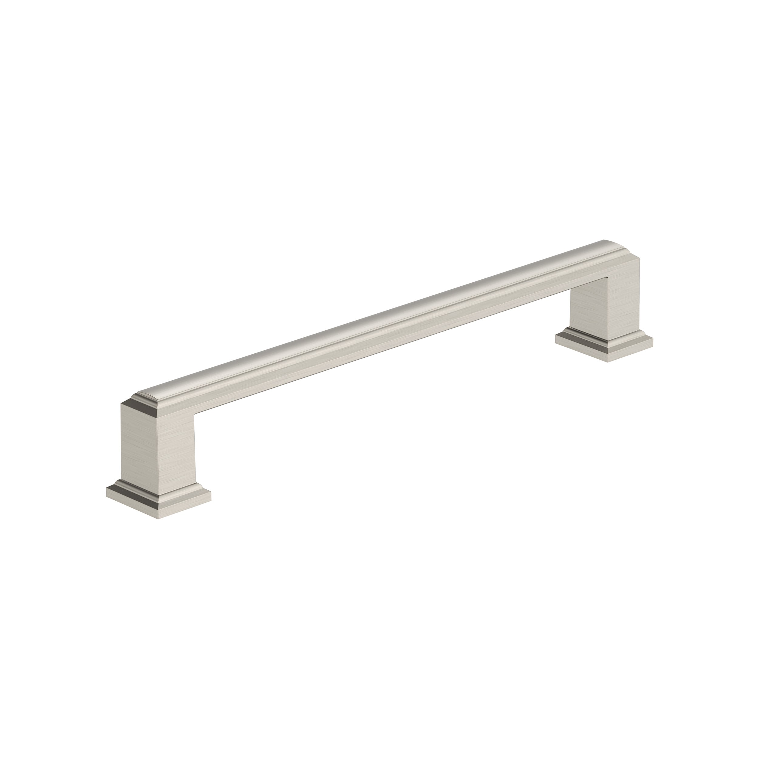Amerock BP37360G10 Appoint 6-5/16-in , 160mm Center to Center Satin Nickel Cylindrical Bar