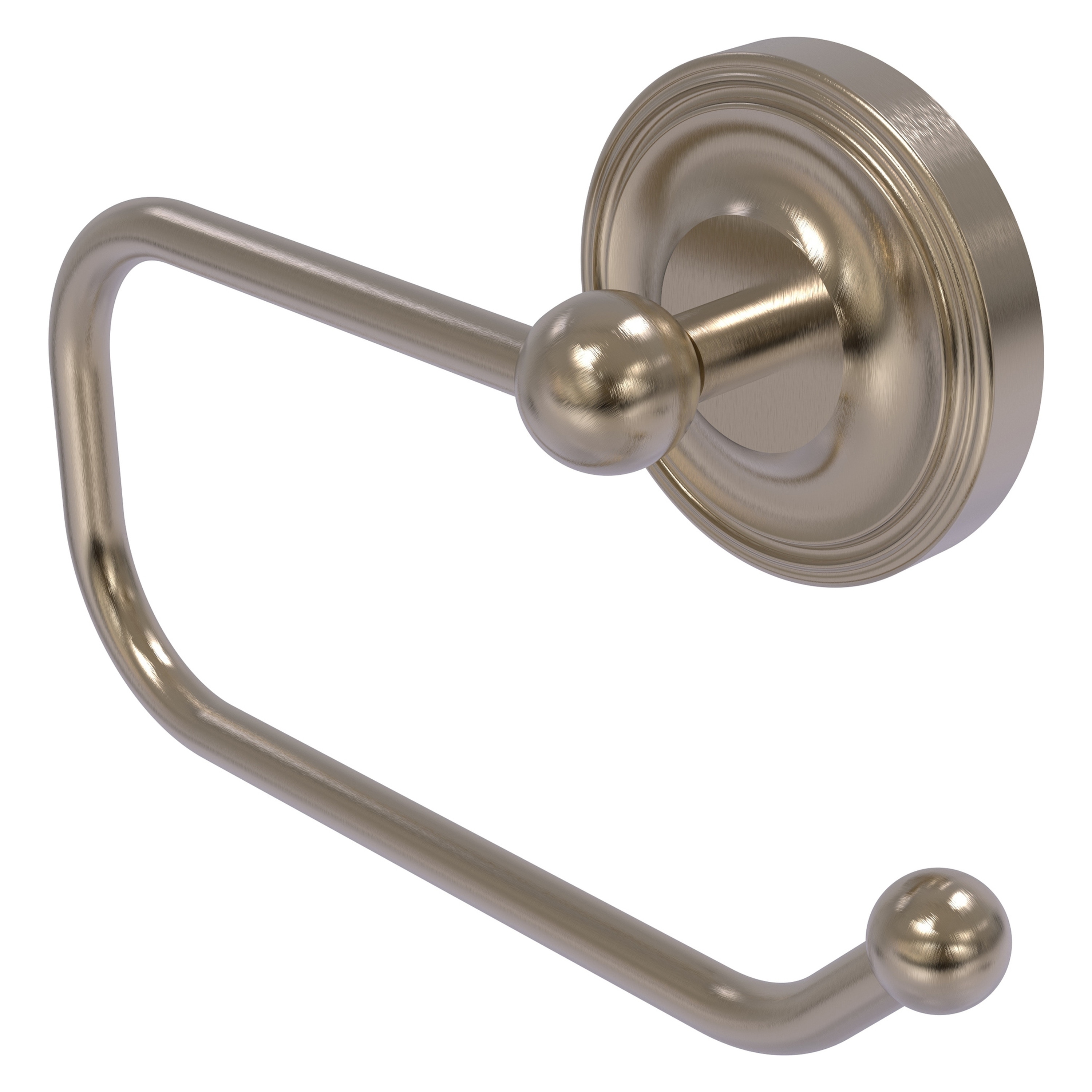 Allied Brass R-24E-PEW Regal Antique Pewter Wall mount Single post Toilet Paper Holder 1 -Rolls with Storage