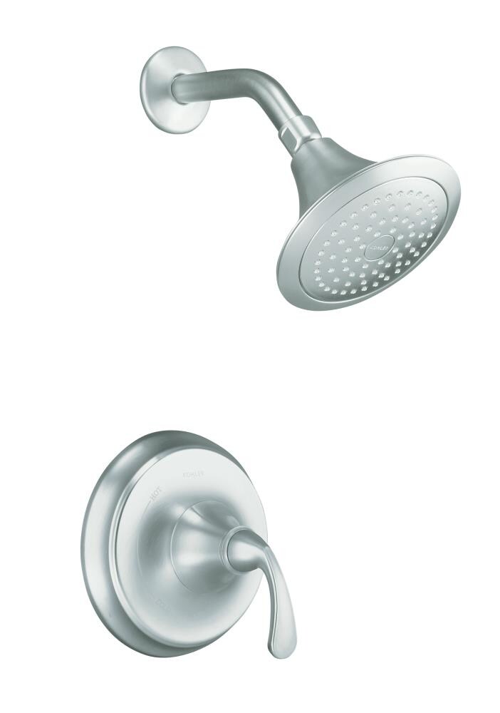 KOHLER T10276-4-G Forte Brushed Chrome 1-handle Single Function Shower Faucet (Valve Not Included)