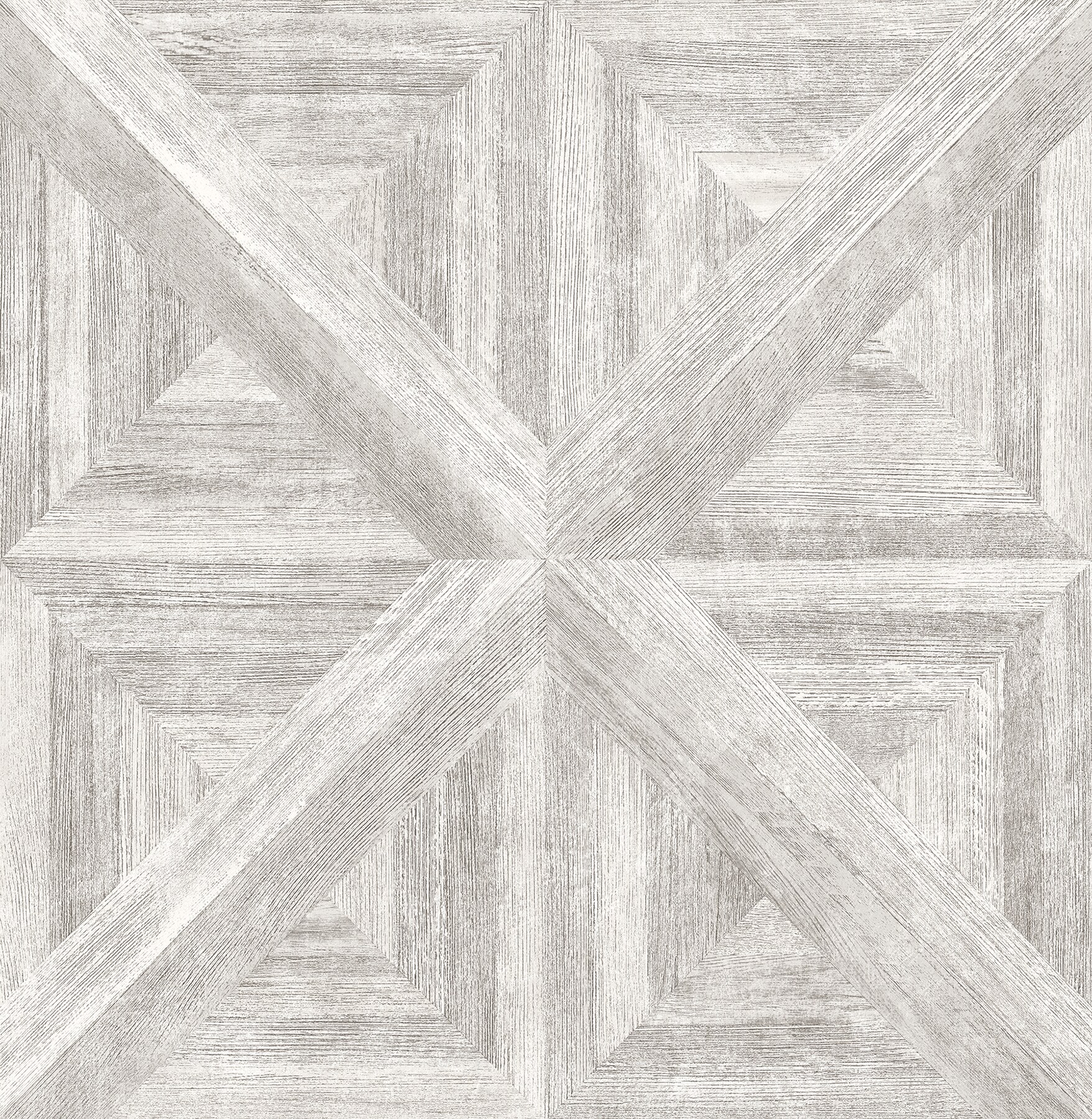 A-Street Prints 2922-24017 Trilogy 56.4-Sq. Feet White Non-woven Wood Unpasted Wallpaper