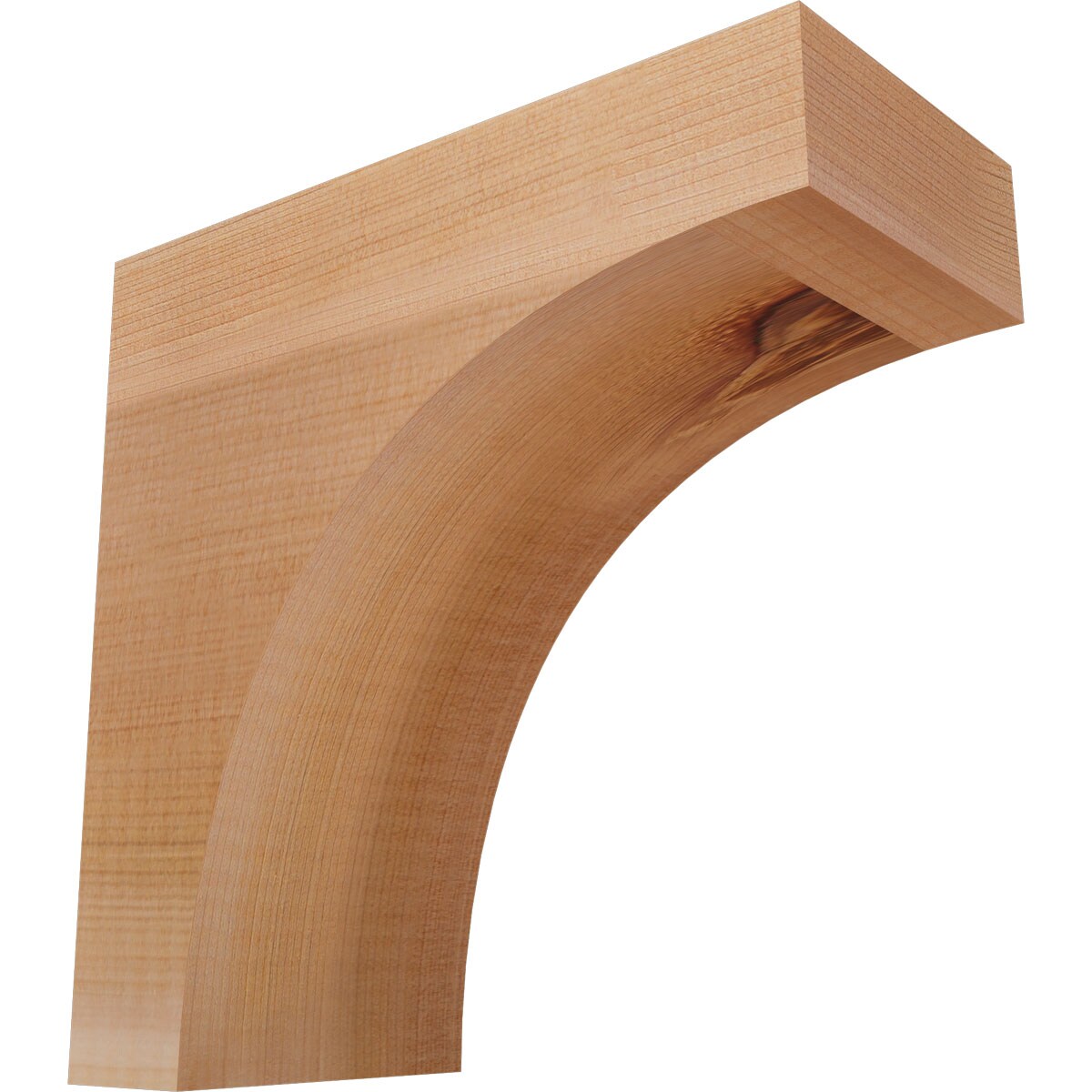 Ekena Millwork COR04X08X08HUN00SWR 3-1/2-in x 8-in x 8-in Huntington Unfinished Western red cedar Wood Paintable/Stainable Corbel