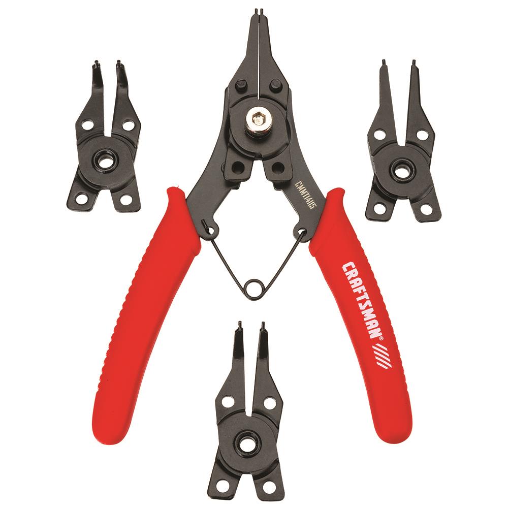 45 Degree Reversible Retaining Snap Ring Pliers Rotor Clip RP-344 New 