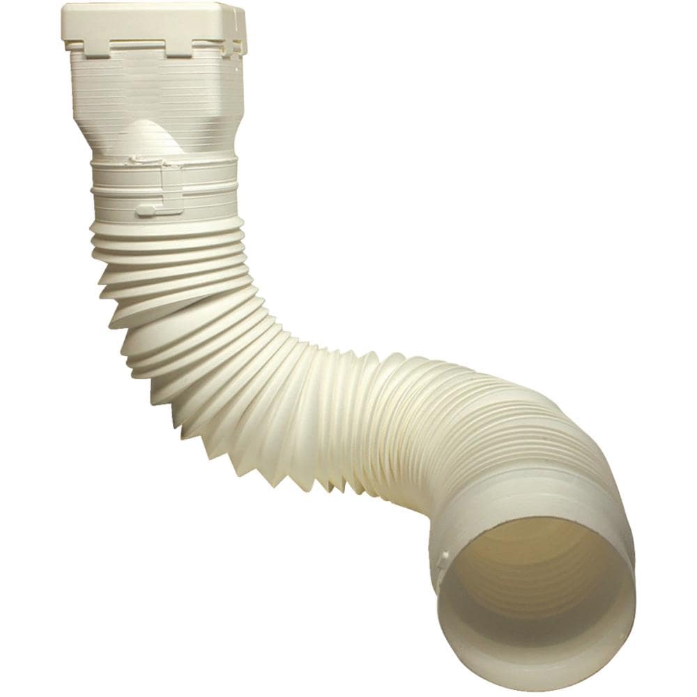 Spectra Universal Downspout Extension White 24-in White Polymer ...