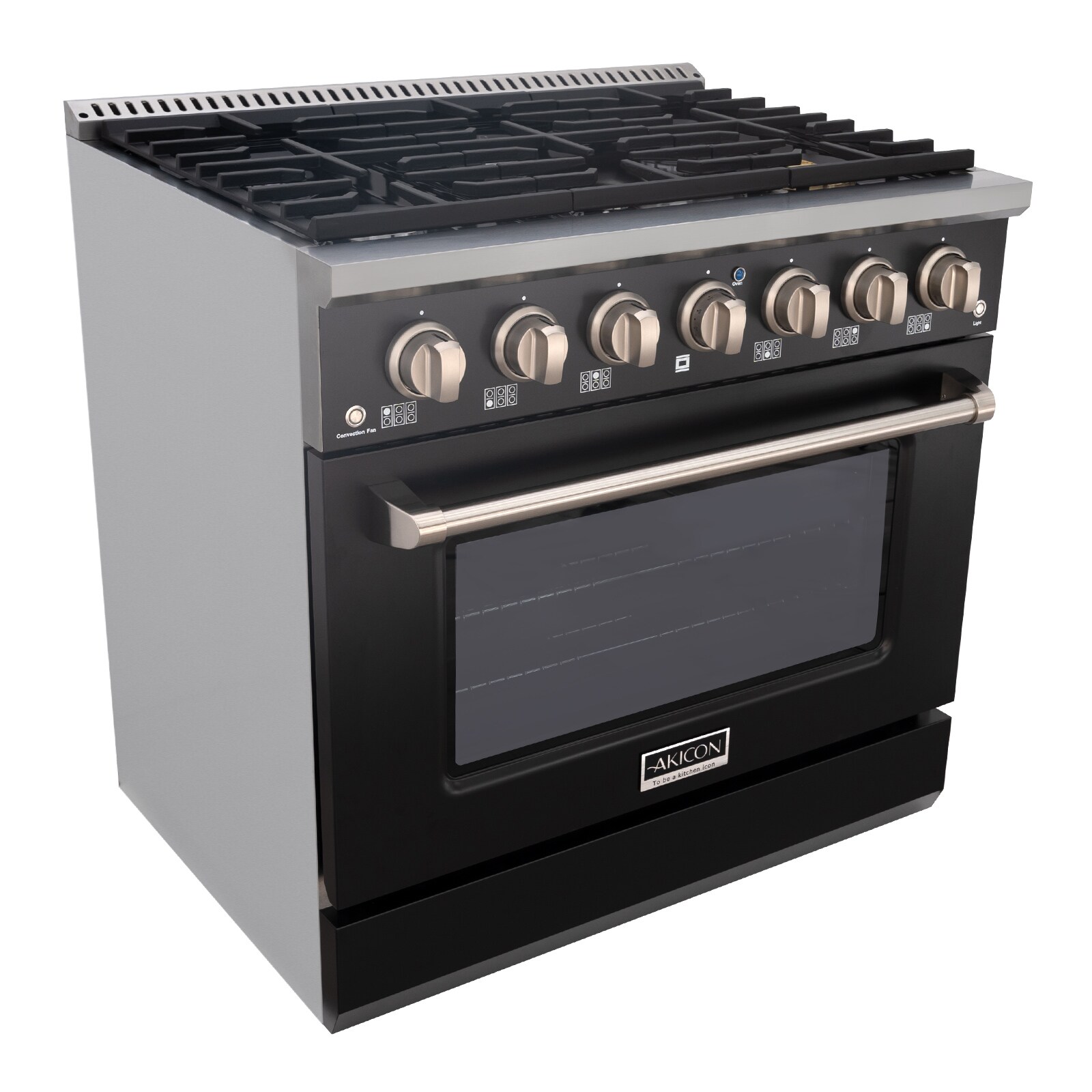 Akicon AK-JK36A1-BS Freestanding-Gas-Ranges - View #10