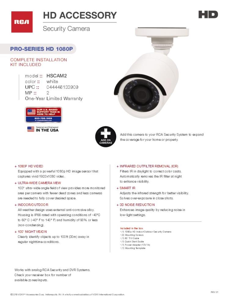 rca security camera system