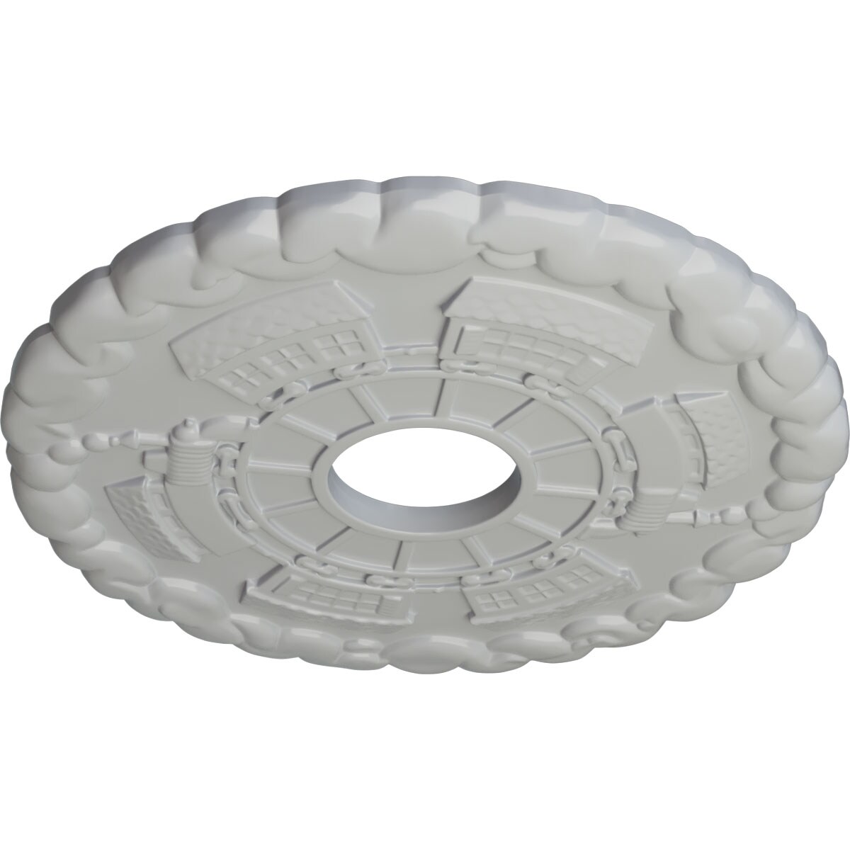 Ekena Millwork CM18KDFRF Ceiling-Medallions - View #2