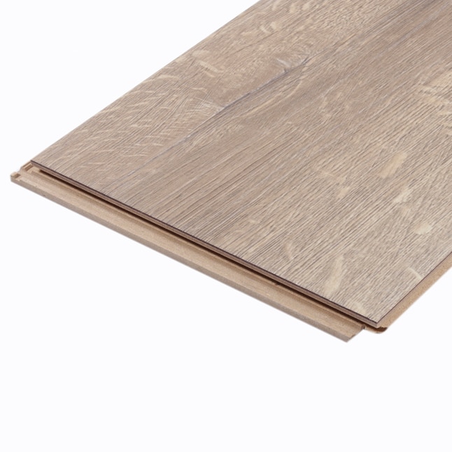 Pergo TimberCraft + WetProtect Wheaton Oak 12-mm Thick Waterproof Wood Plank  7.48-in W x 54.33-in L Laminate Flooring (16.93-sq ft) in the Laminate  Flooring department at Lowes.com