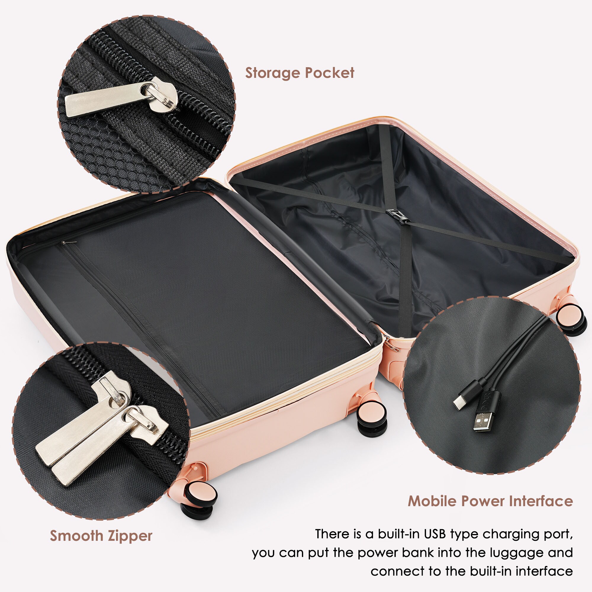 SINOFURN SYD9600005PK Luggage-And-Luggage-Sets - View #3