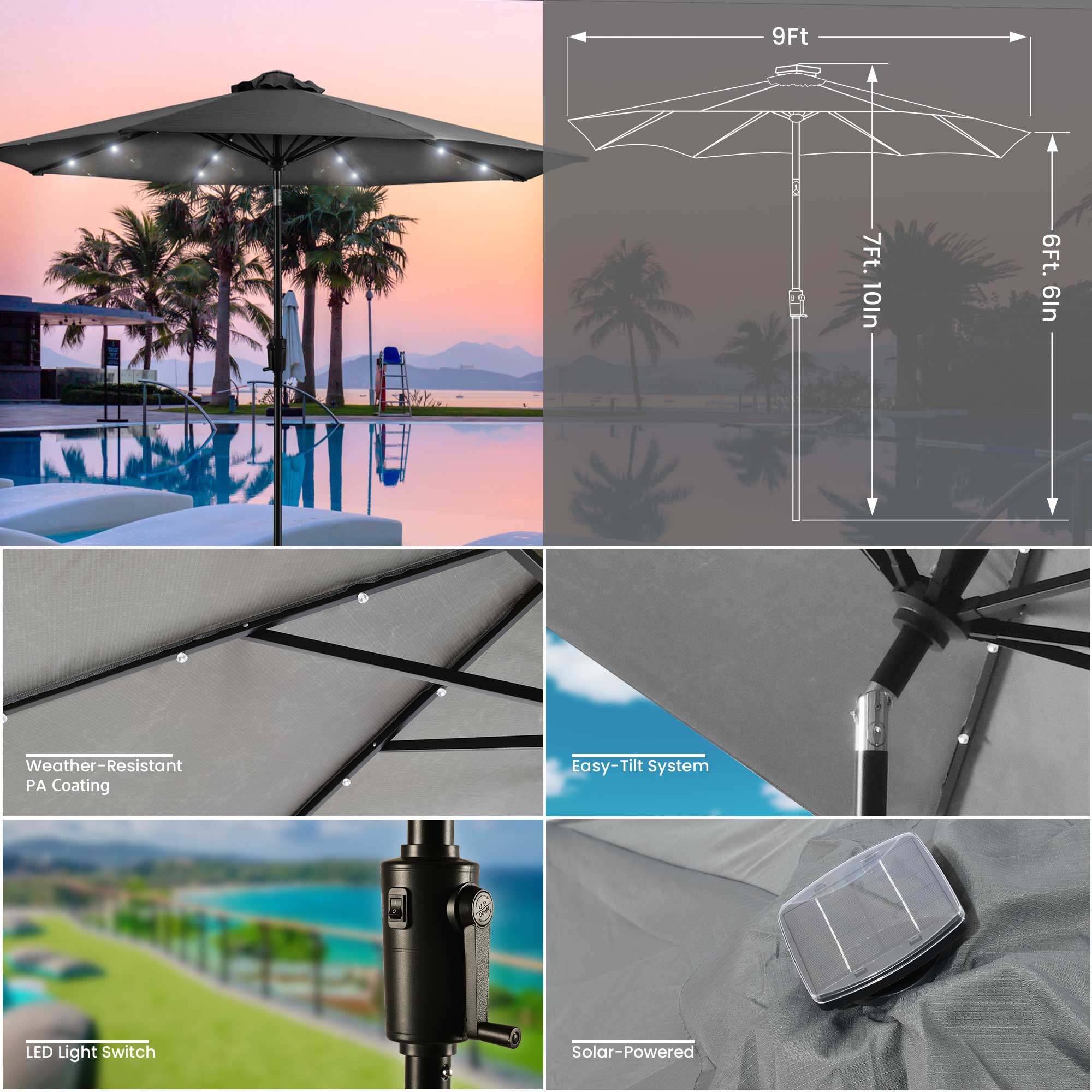 Sun-Ray 8L1022G Umbrellas-2 - View #9