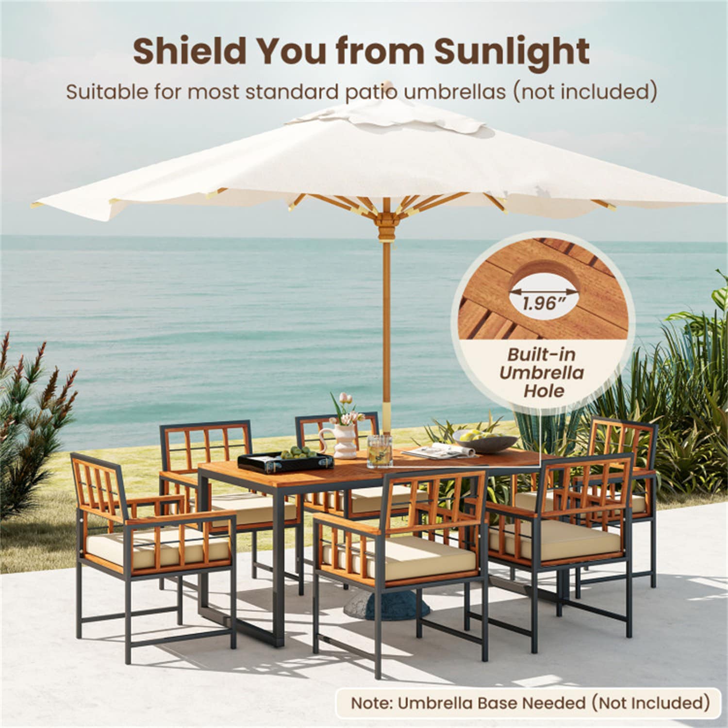 BABOOM BOM-0439GR+-CO Patio-Dining-Sets - View #7