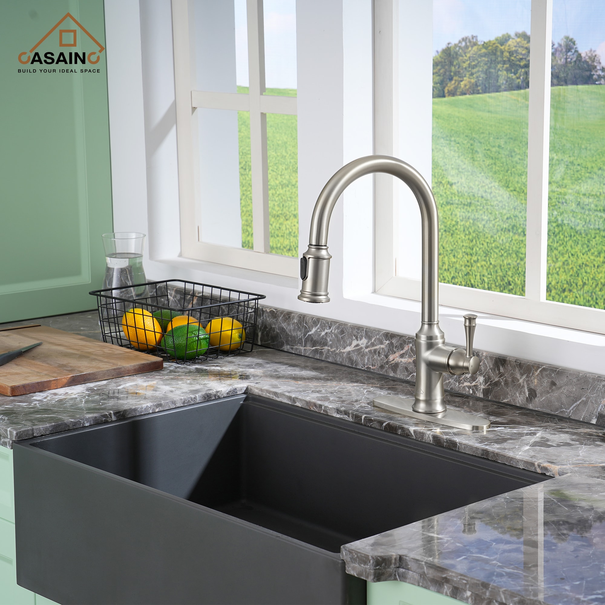 CASAINC CA-D4187-BN Kitchen-Faucets - View #2