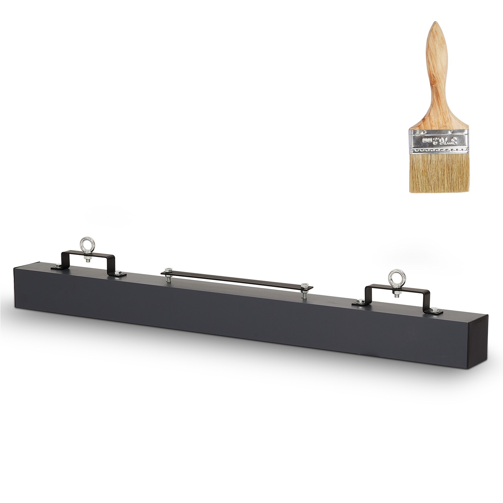 GAOMON 48 In Hanging Magnetic Sweeper 120 lbs Lift Capacity Forklift Nail Magnet Tool #CQC-XVQPOO-SRVK