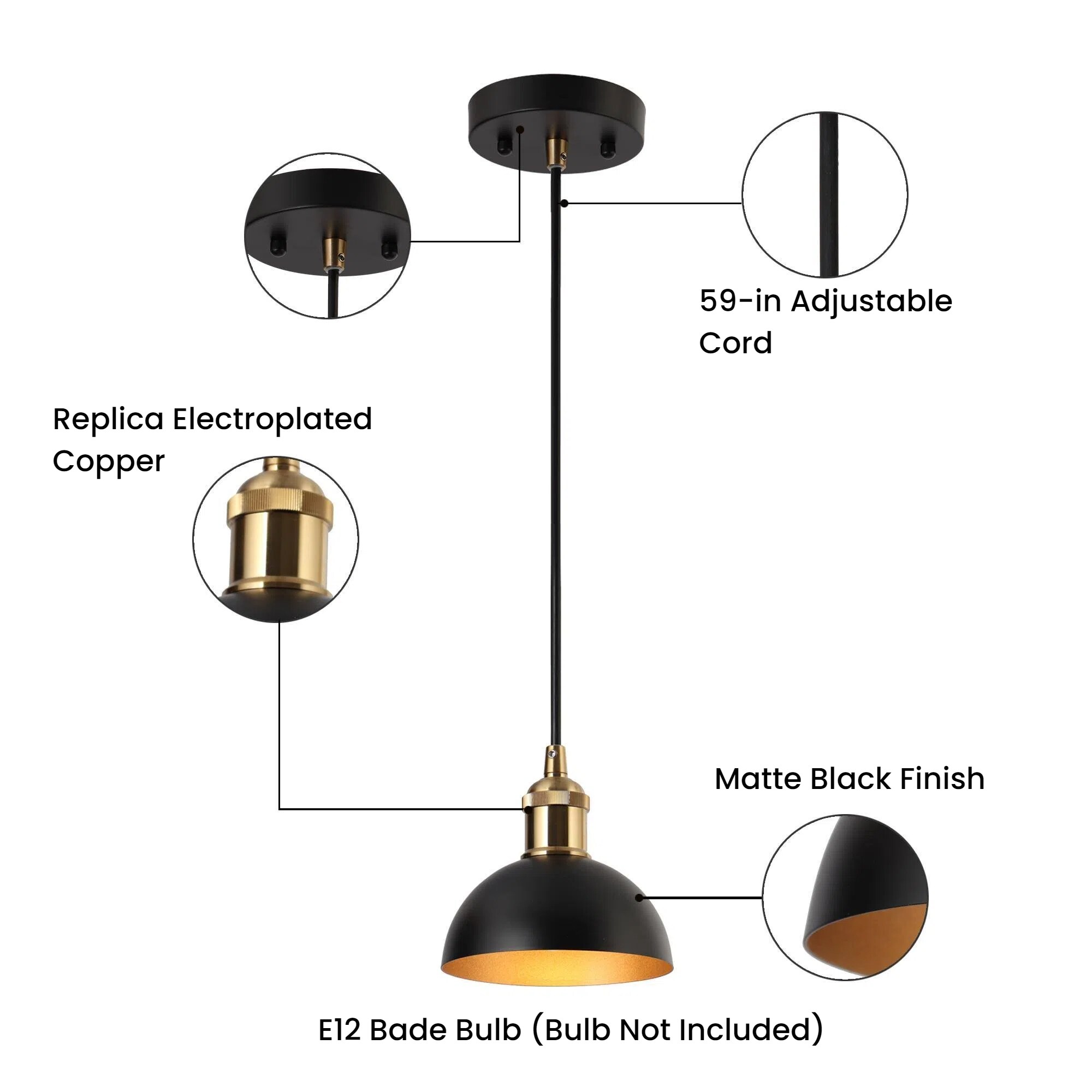ZEVNI L3VFUNUYW4702SX7 Pendant-Lights - View #7
